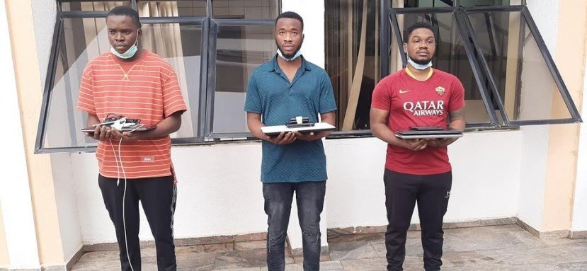 EFCC Arrests Three Suspected Internet Fraudsters In Abuja