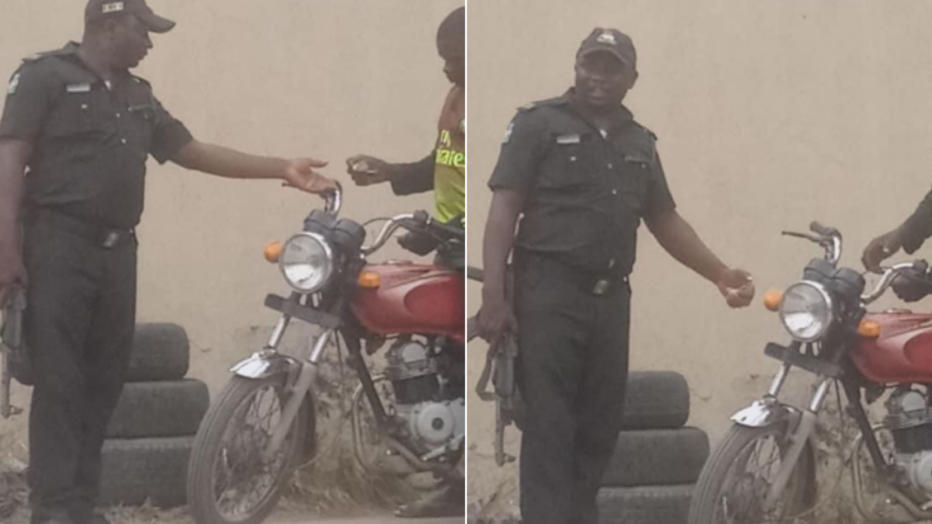 Lagos CP Orders Trial Of Policeman Pictured Extorting Money From Motorcyclist In Aguda, Surulere