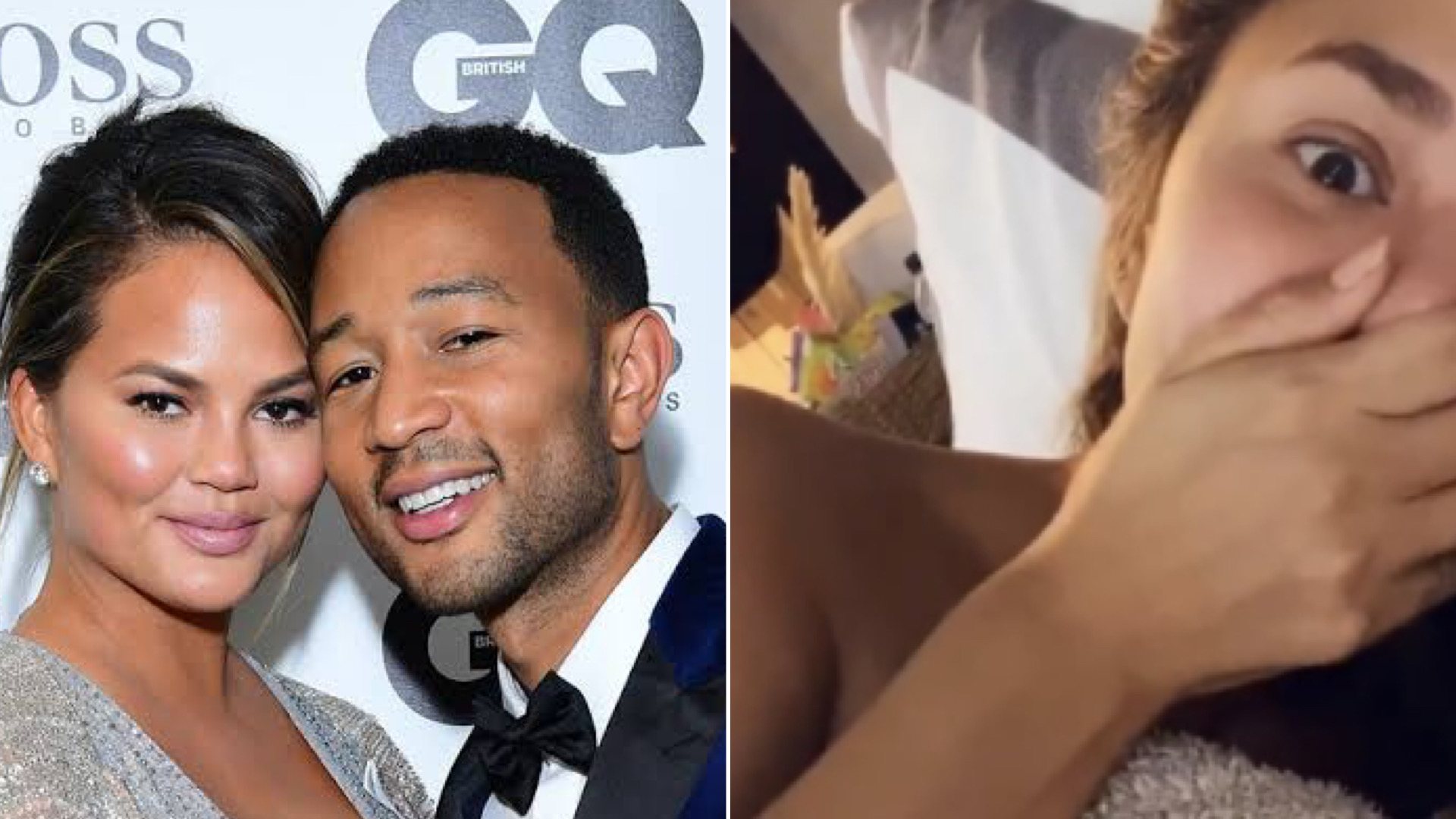 John Legend’s Wife, Chrissy Teigen Accidentally Reveals Gender Of Their Third Baby In Instagram Video