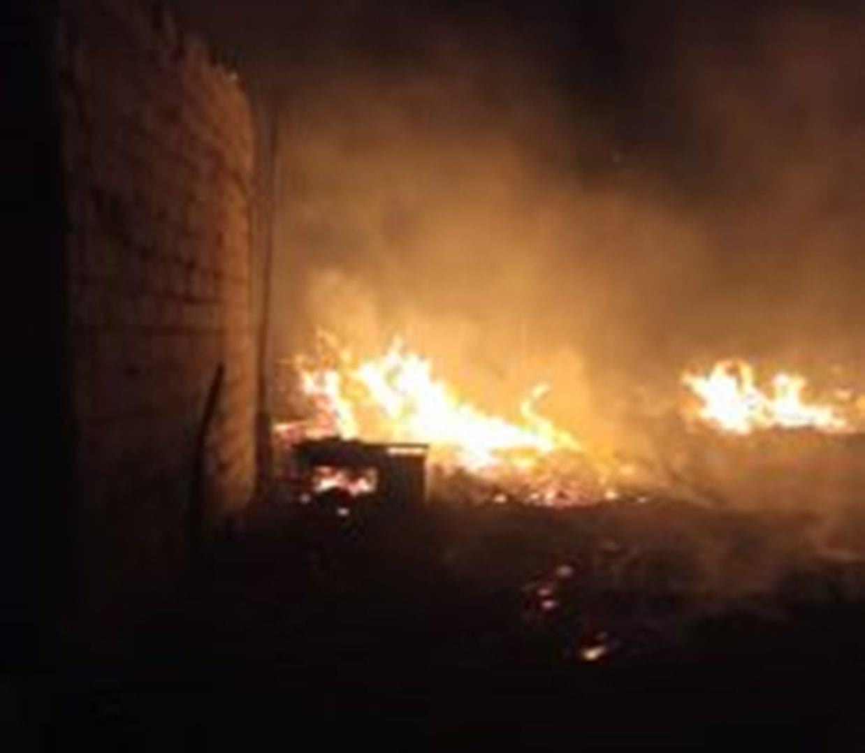 Fire Razes Shops At Plank Section Of Boundary Market, Ajegunle