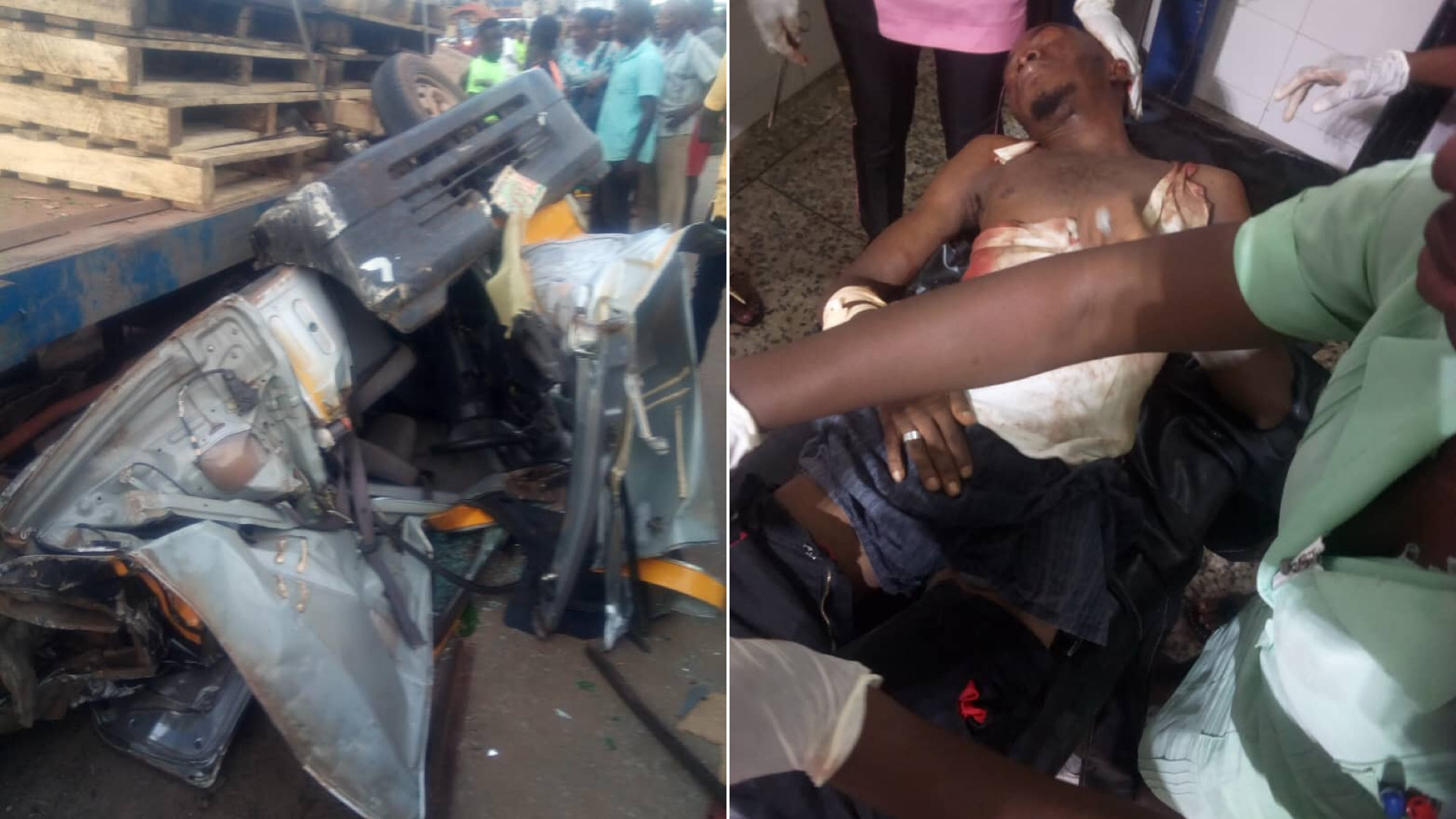 One Dead, Four Injured As Truck Rams Into Bus In Anambra