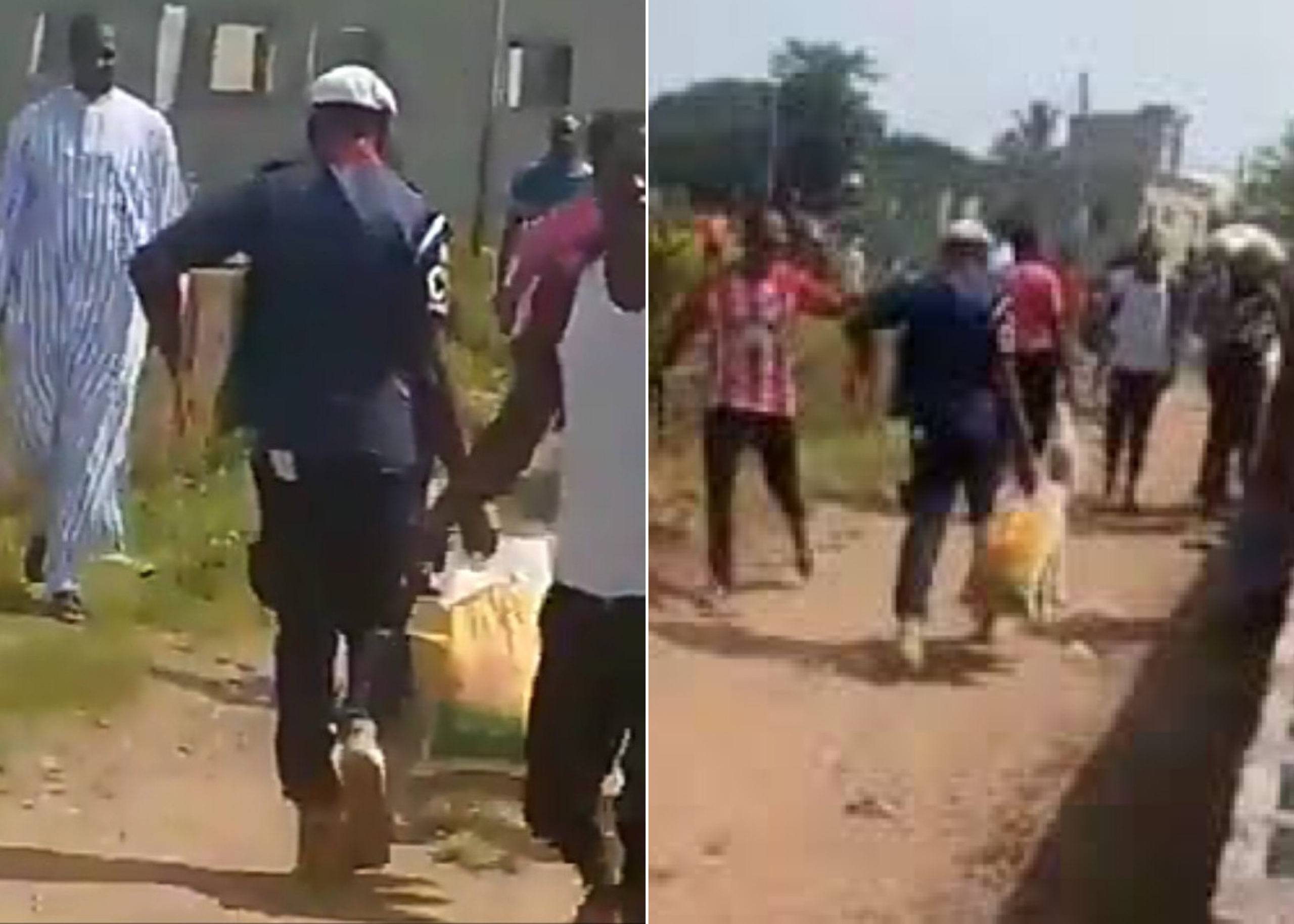 NSCDC Dismisses Officer Seen In Viral Video Looting COVID-19 Palliatives In Abuja