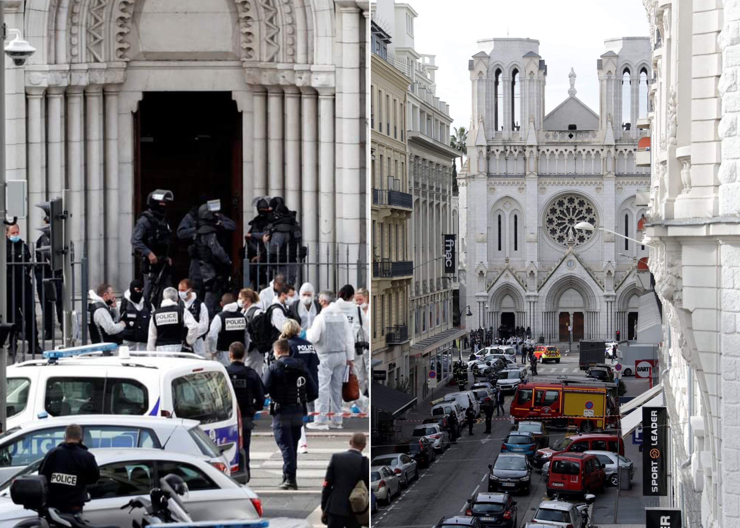 Knifeman Kills Three In Suspected Terrorist Attack At Notre Dame Church In France