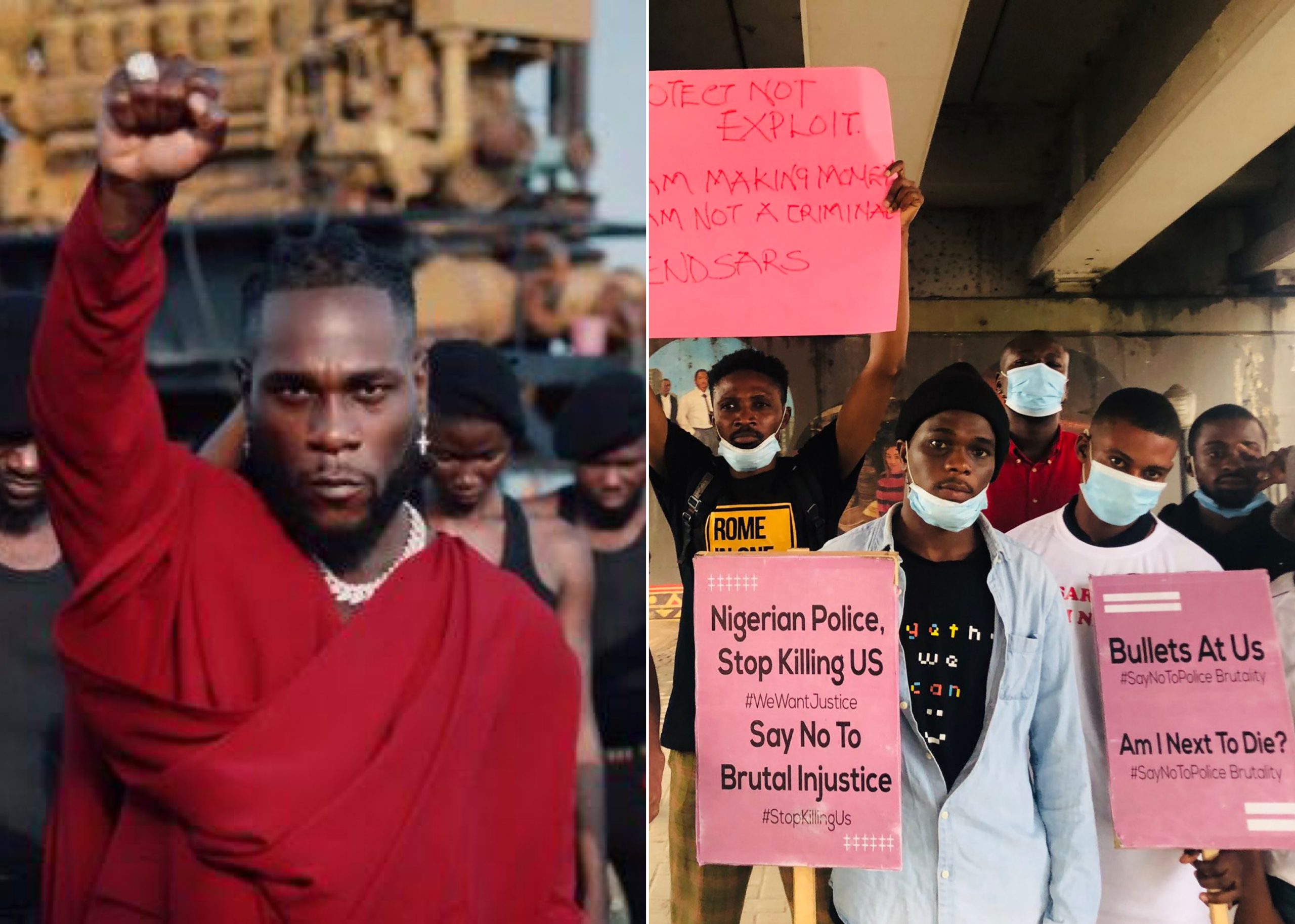 Burna Boy Sets Up Initiative To Provide Financial, Medical, Legal To EndSARS Protesters
