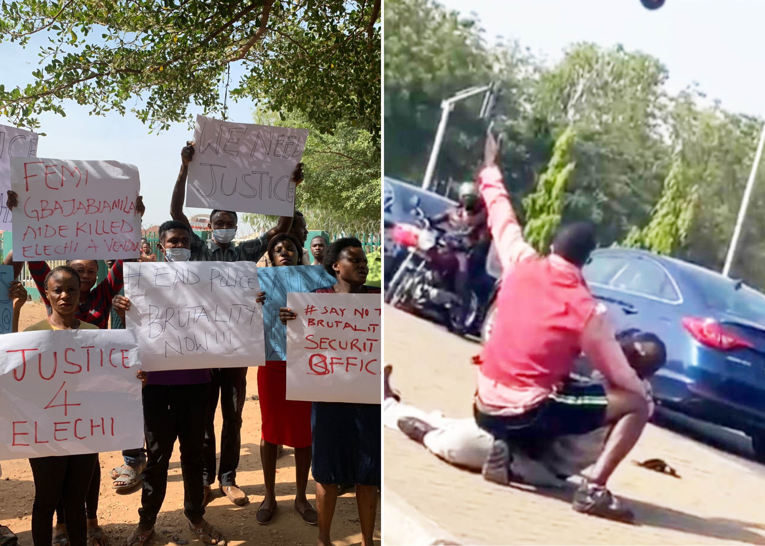 Abuja Newspaper Vendors Protest Killing Of Colleague, Ifeanyi Okereke By Femi Gbajabiamila’s Security Aide