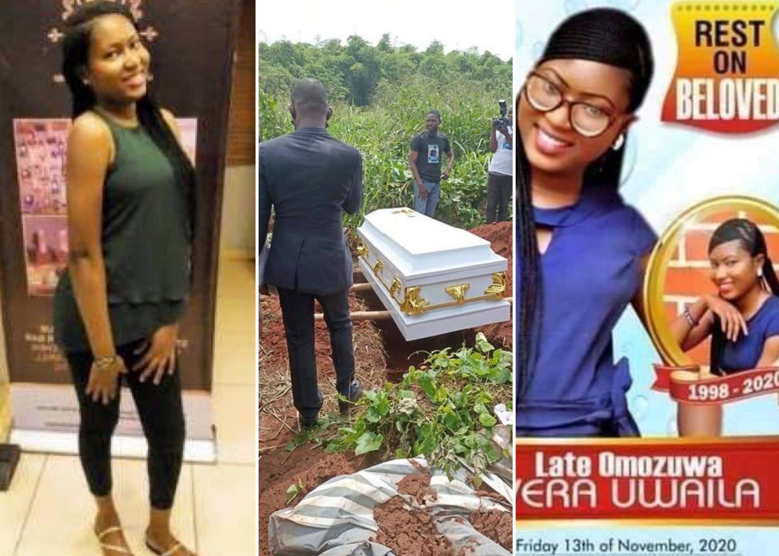 Vera Uwaila Omozuwa, UNIBEN Student Who Was Raped And Murdered In A Church, Laid To Rest In Benin