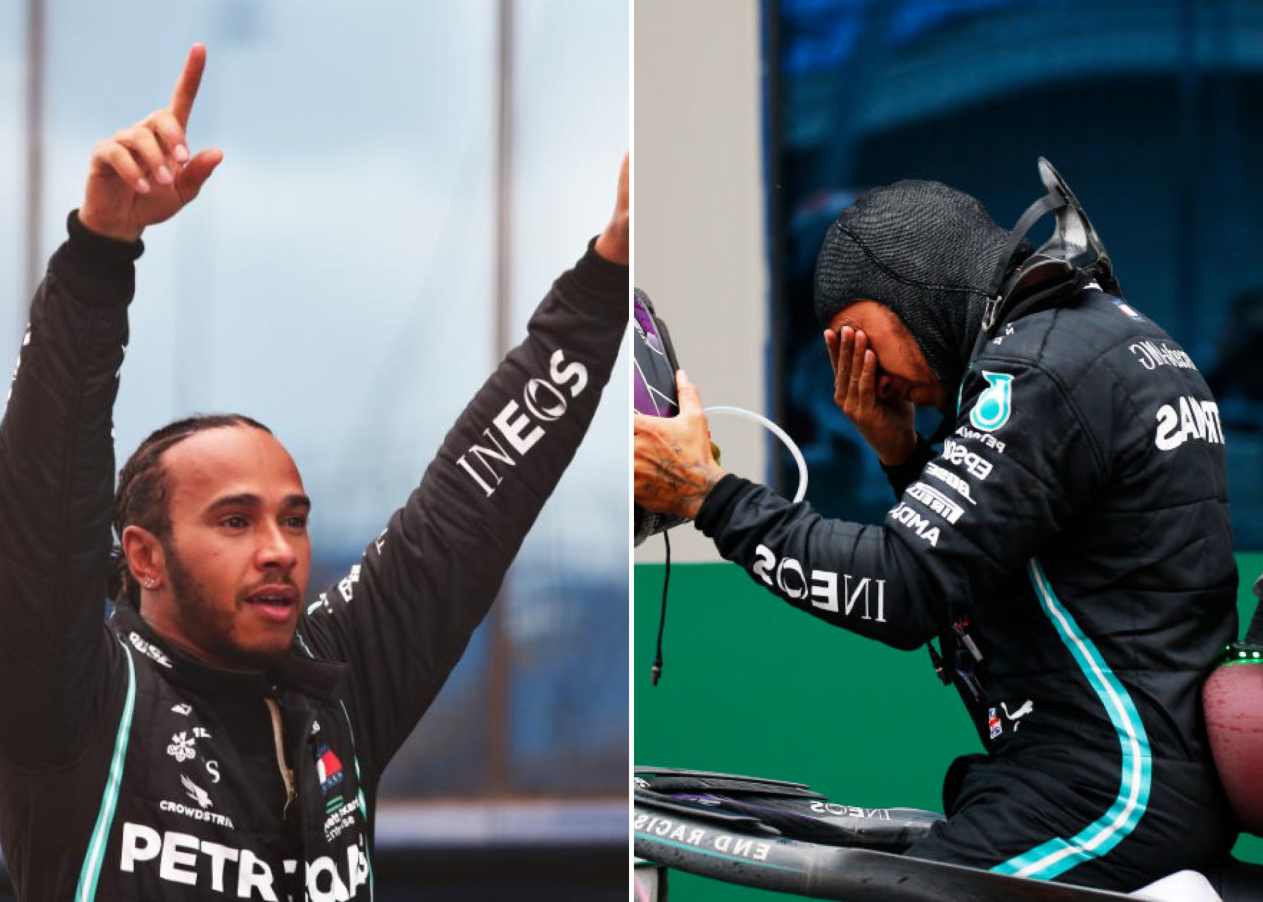 British Formula 1 driver, Lewis Hamilton has equalled Michael Schumacher's record after winning his seventh world title.