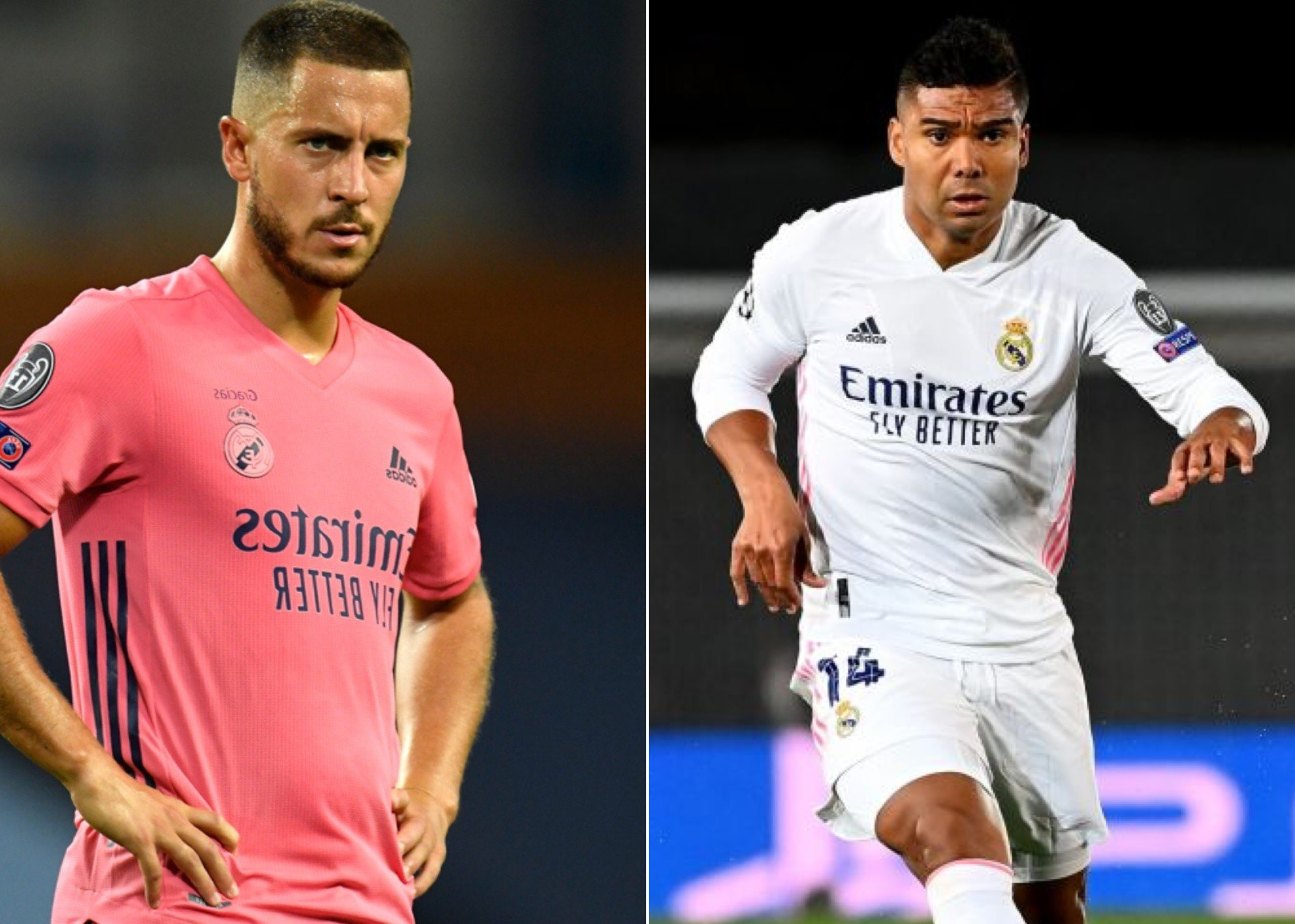 Real Madrid Stars, Eden Hazard And Casemiro Test Positive For COVID-19