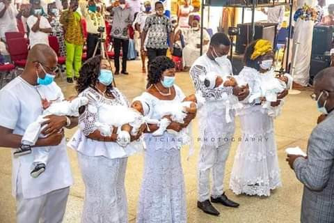 Ghanaian Couple Welcome Quintuplets After 8 Years Of Marriage