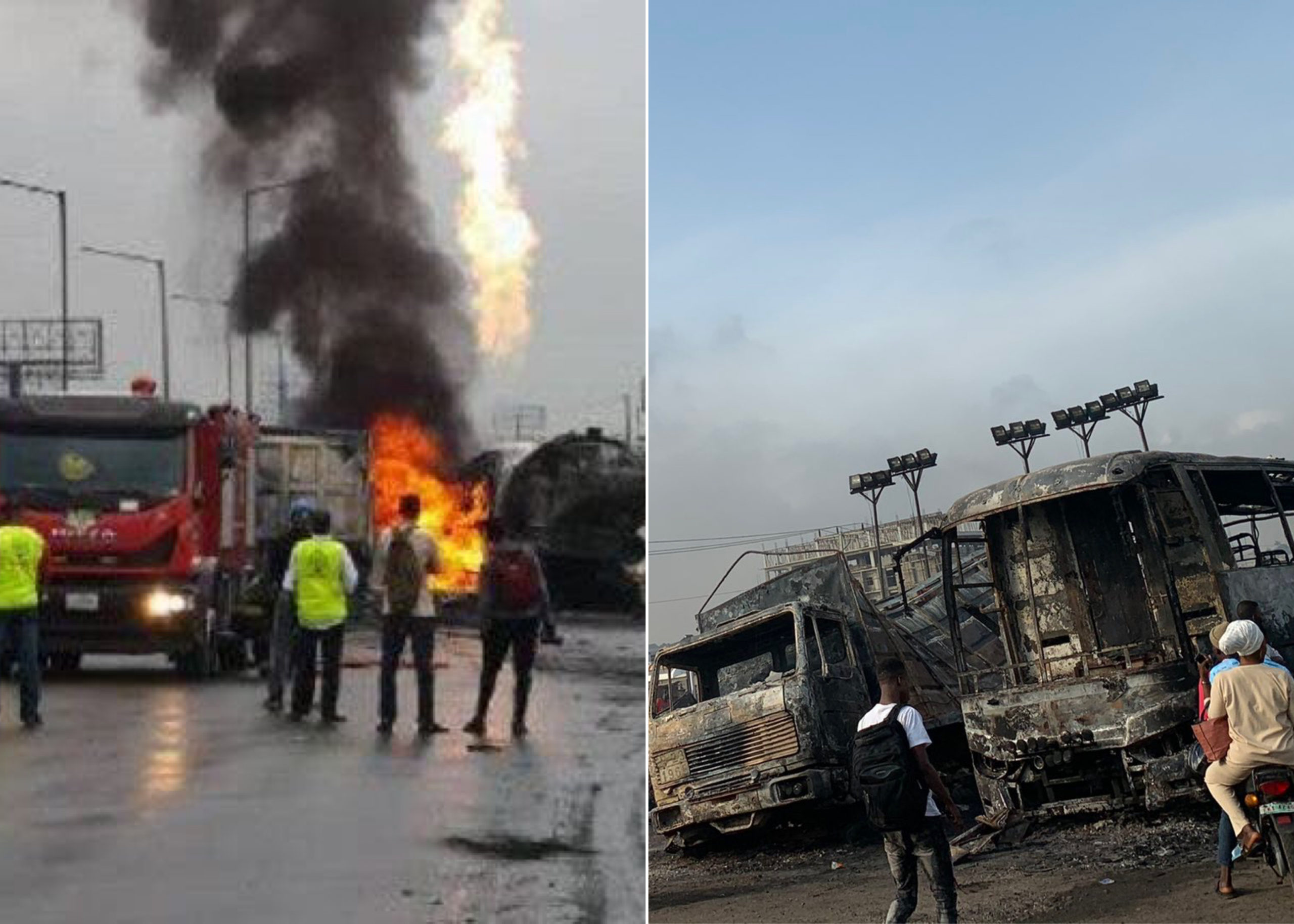 2 Dead, 29 Vehicles Burnt In Kara Bridge Explosion – FRSC