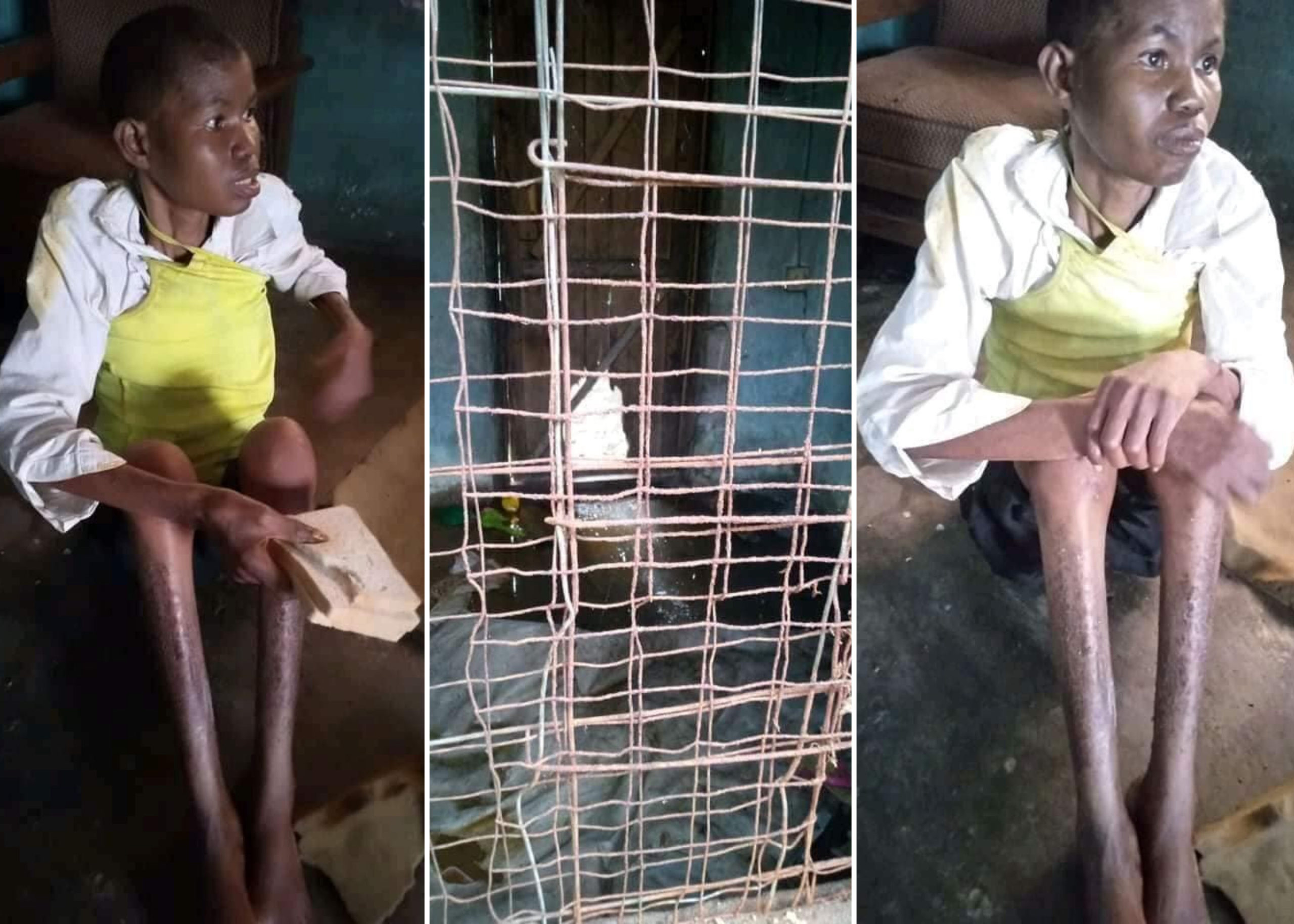 Woman Accused Of Witchcraft, Allegedly Caged For Three Years By Husband, Family Rescued In Delta