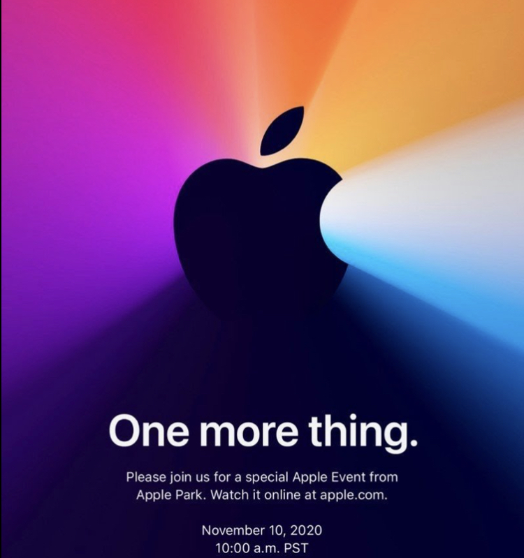 ‘One More Thing’: Apple Announces Special Event For November 10, Silicon Macs Expected To Debut
