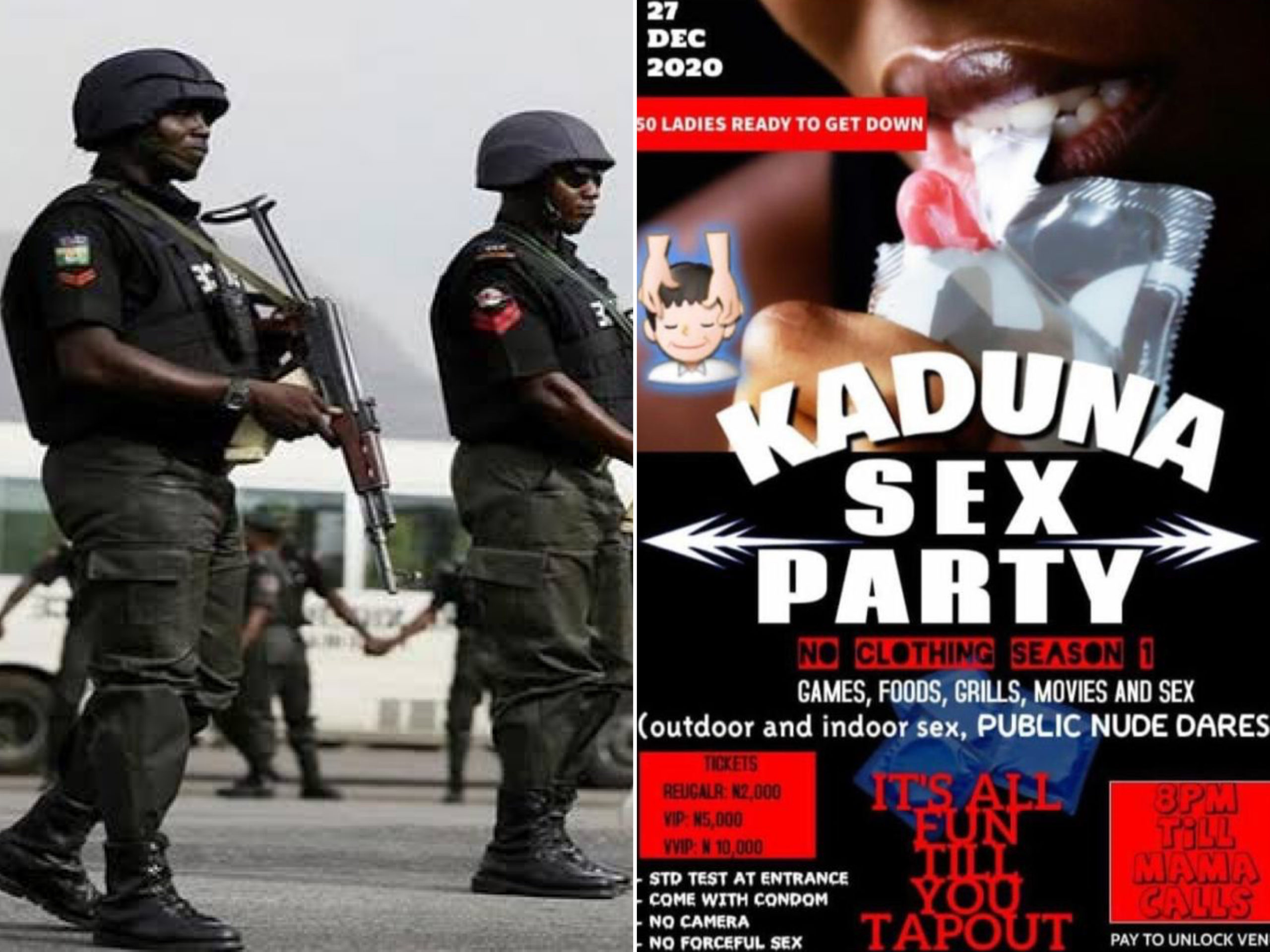 Police Arrest Organizers Of Kaduna ‘Sex Party’