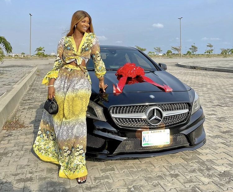 Actress Iyabo Ojo's 19-Year-Old Daughter, Priscilla Buys Herself Mercedes Benz