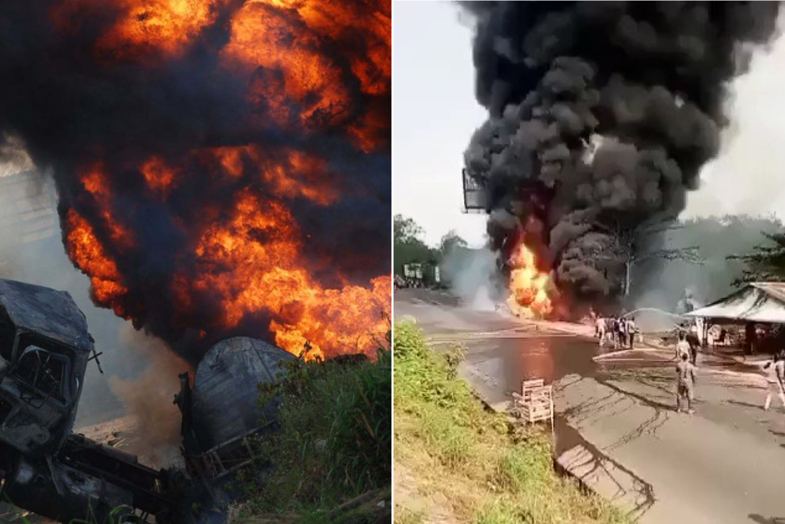 Gridlock As Petrol Tanker Explodes In Ibadan