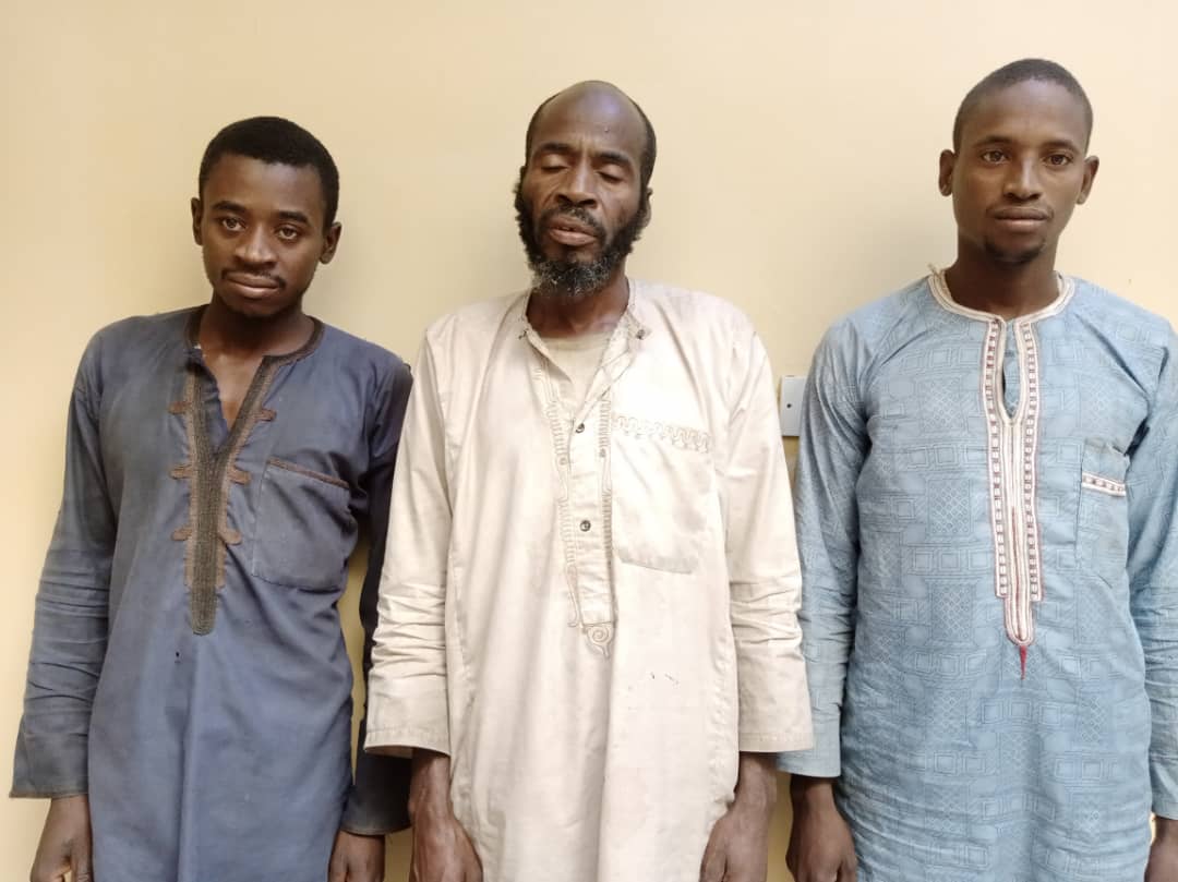 The suspects, Adamu Musa, his son Sule Mallam and grandson Isyaku Sule
