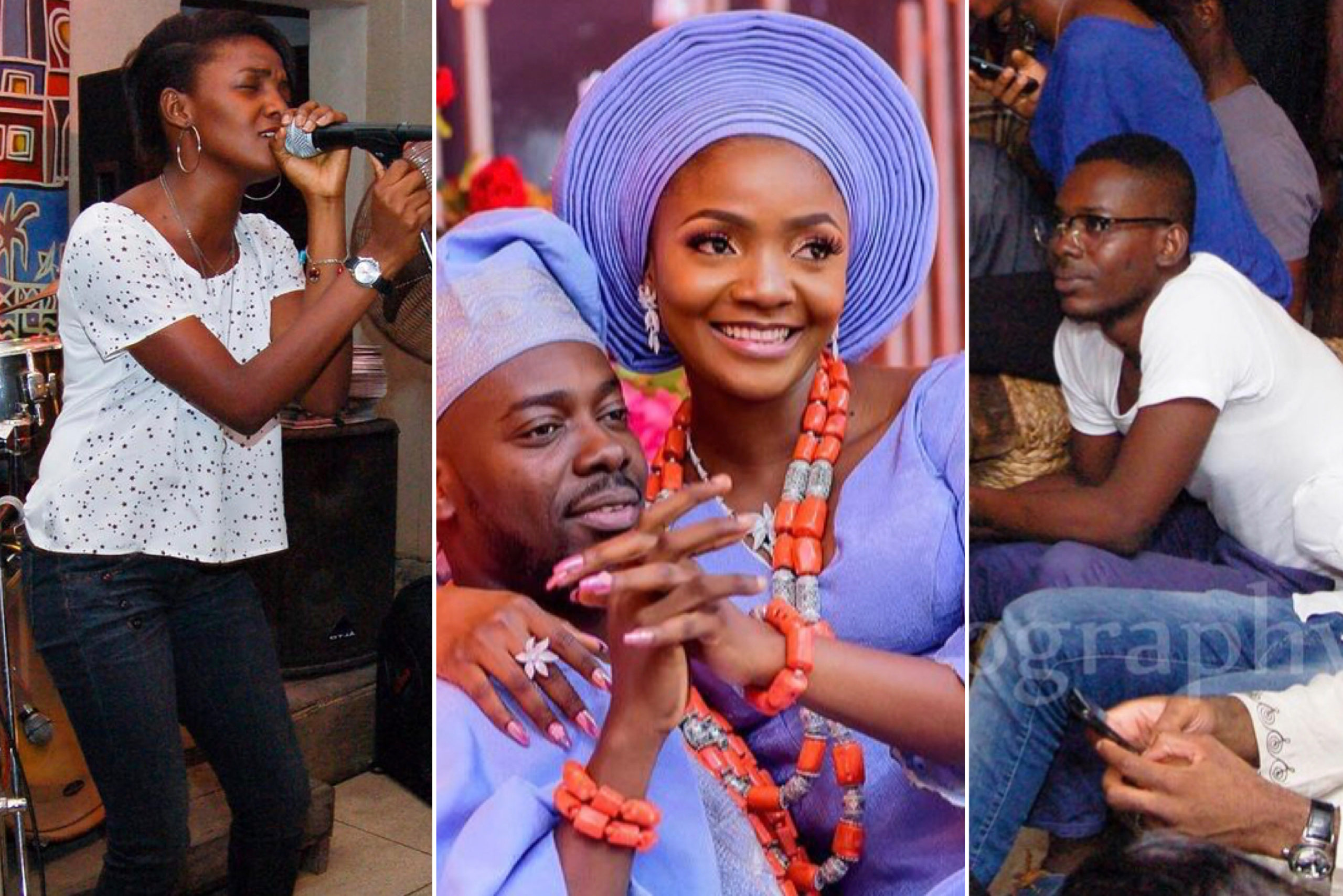 Adekunle Gold Shares Photos From 1st Day He Met Simi As They Celebrate 2nd Wedding Anniversary