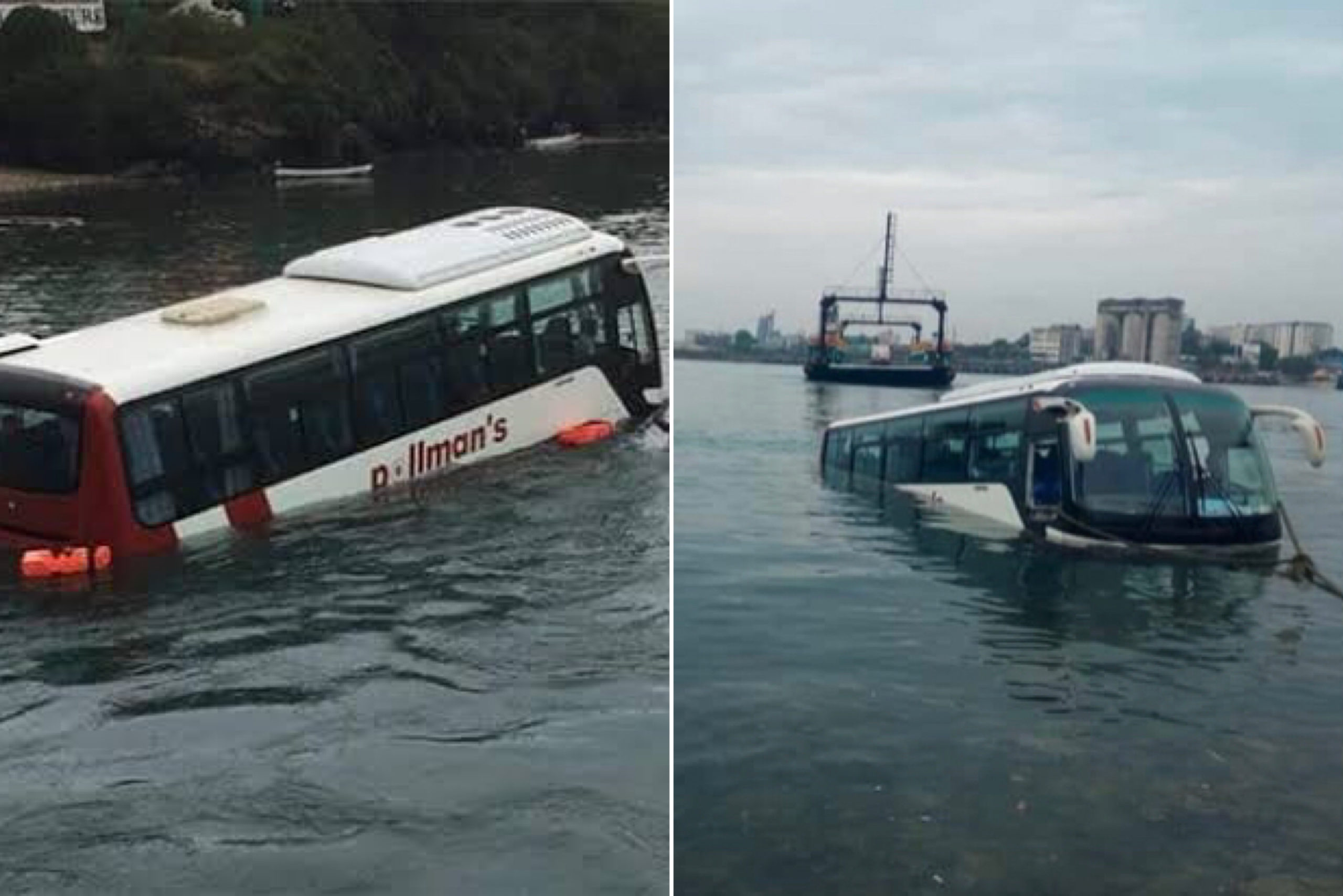 Tourist Bus Plunges Into Indian Ocean In Kenya