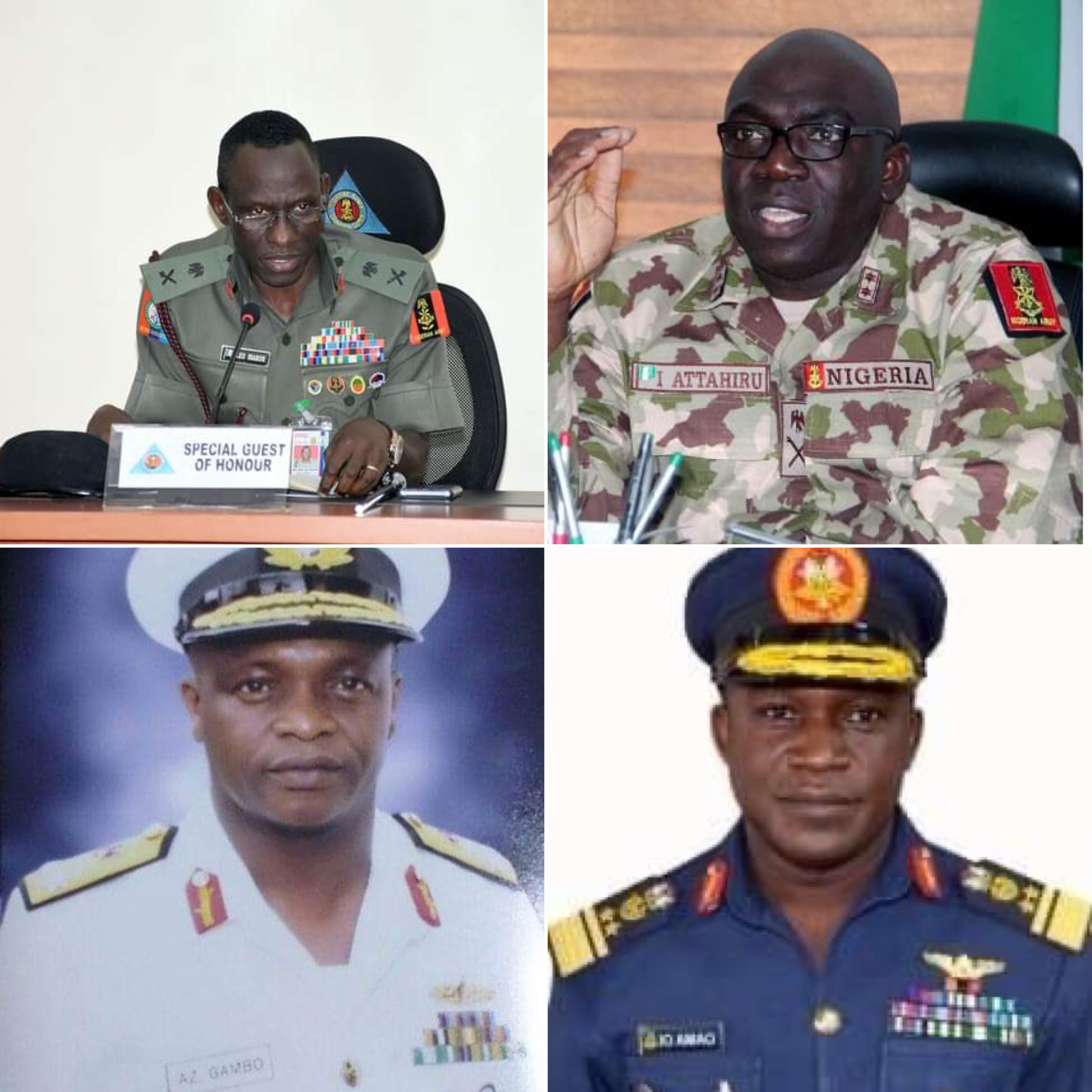 Meet Newly Appointed Service Chiefs
