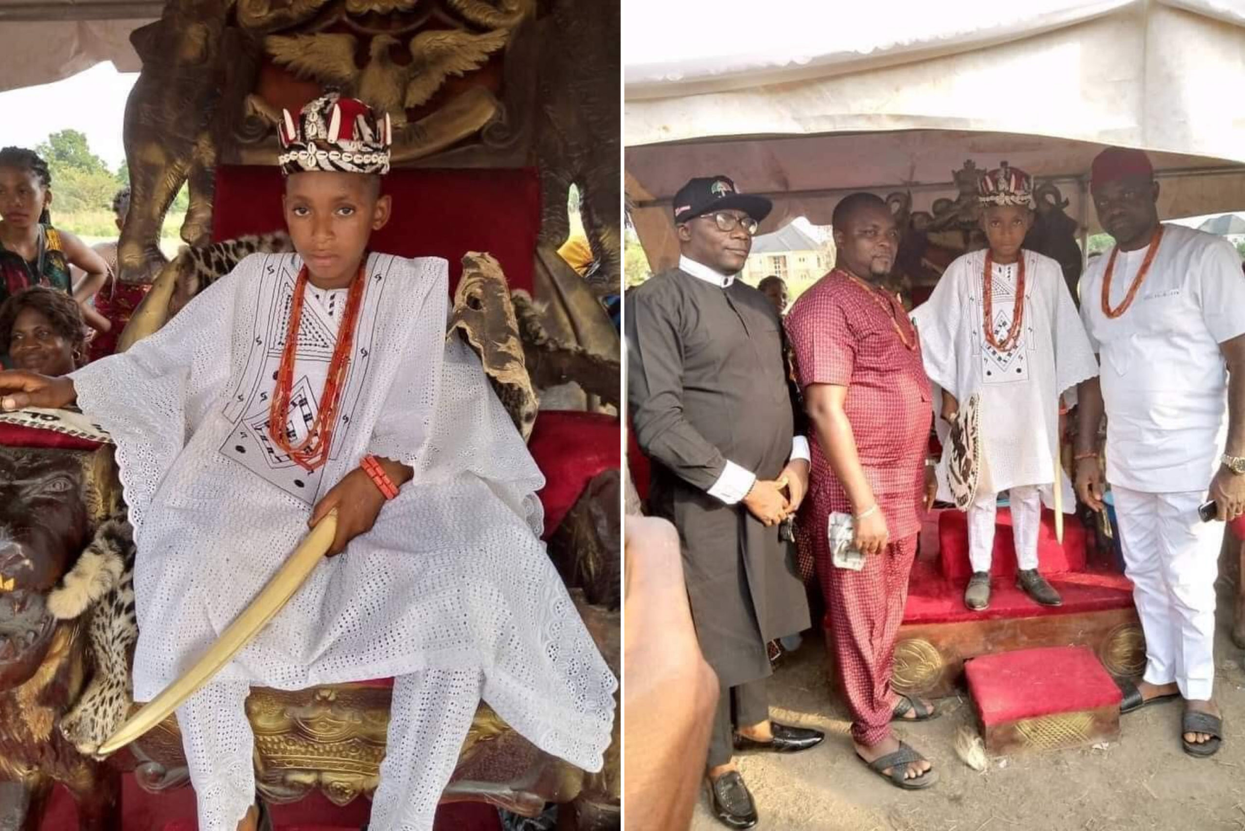 10-Year-Old Boy Crowned King In Anambra