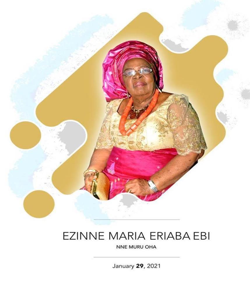 Ezinne Maria Ebi’s Burial Slated For January 29, 2021