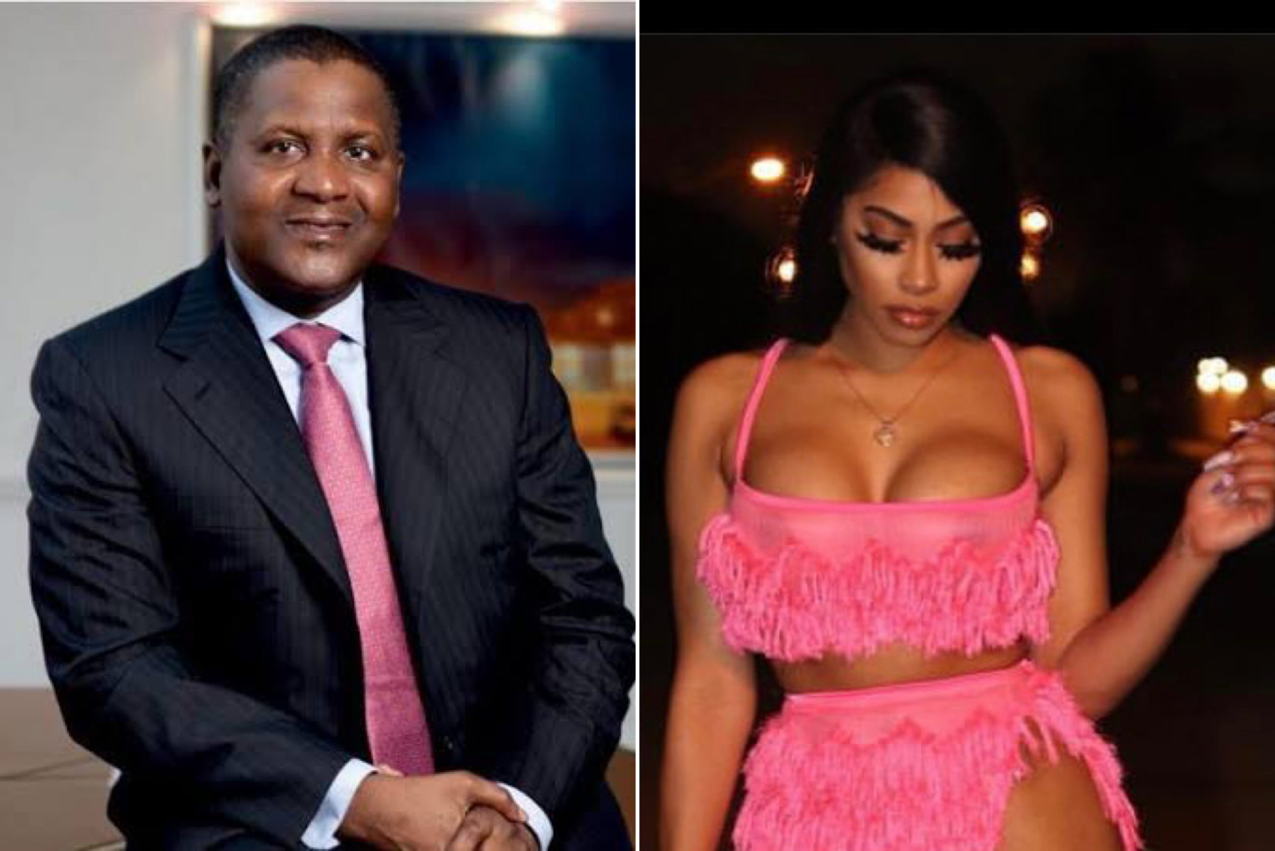 Another Dangote’s Alleged Mistress Exposes Billionaire’s Buttock In Viral Video, Calls Out His Alleged Ex-Girlfriend, Bea Lewis