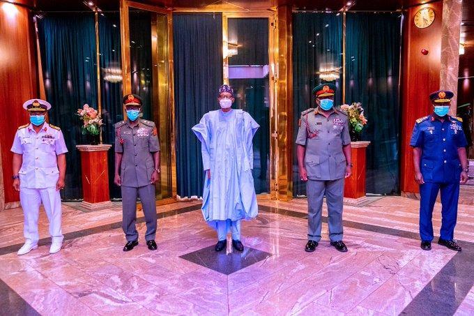 Buhari Writes National Assembly For Confirmation Of New Service Chiefs