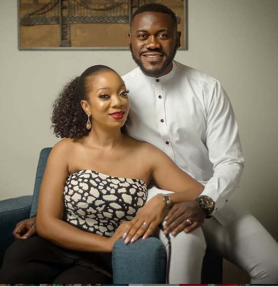 Nollywood Actor, Deyemi Okanlawon Celebrates Wife On Their 8th Wedding Anniversary