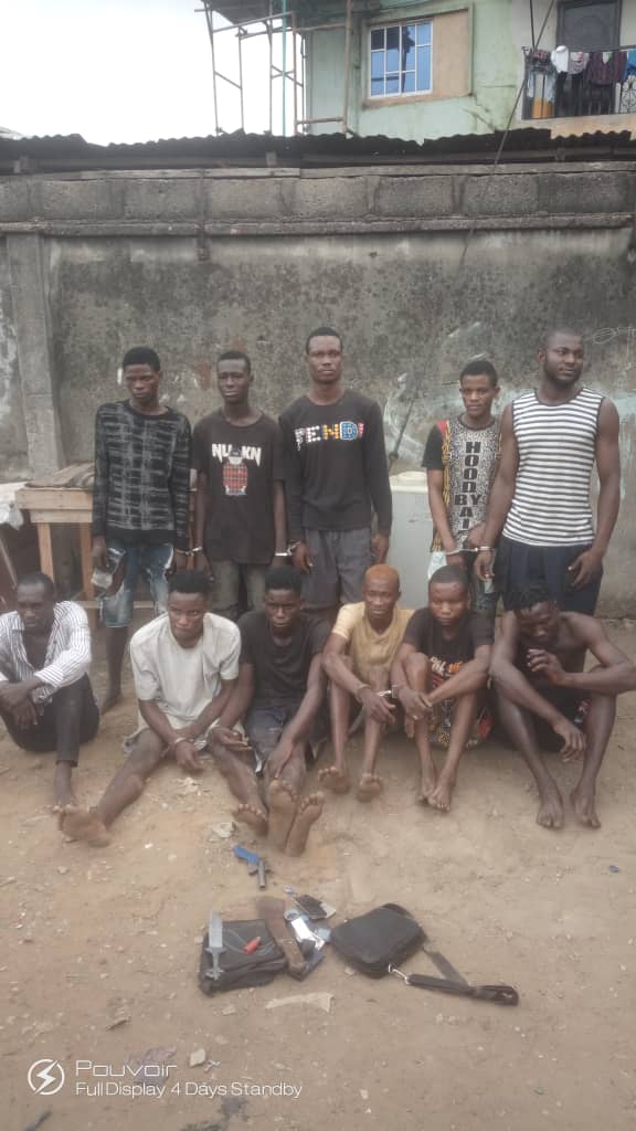 Lagos Police Arrest Eleven Suspected Cultists