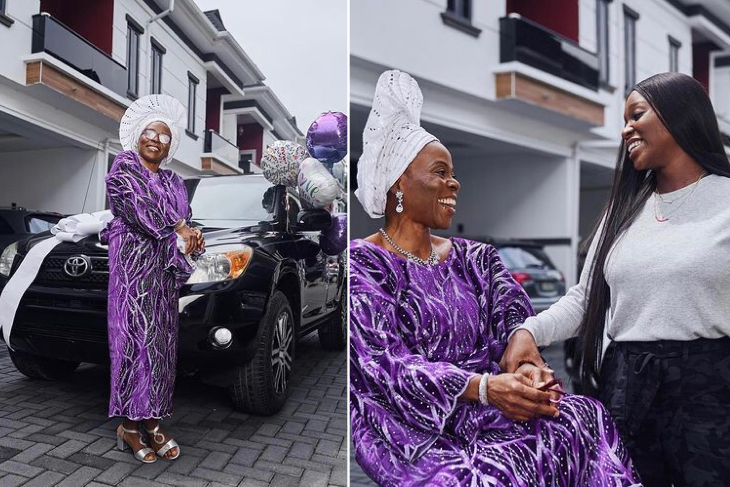 Media Personality, Tomike Adeoye Gifts Mom A Car