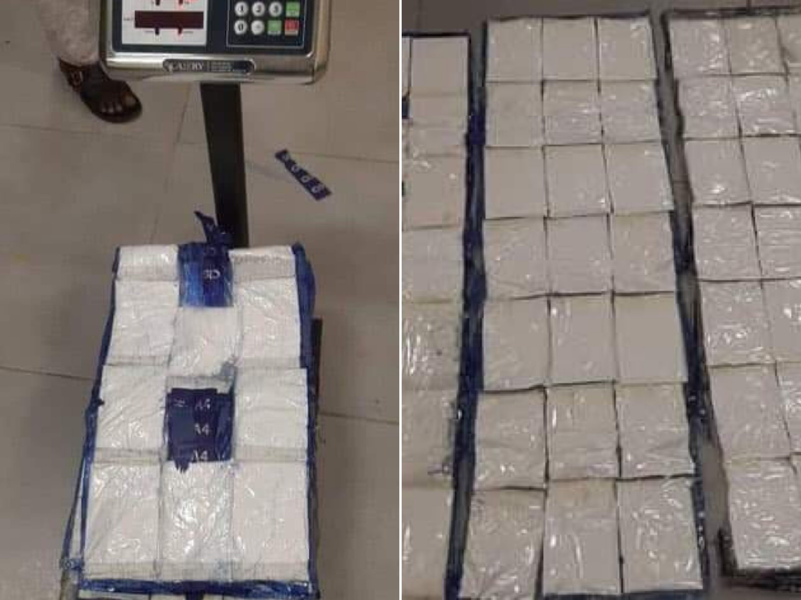 NDLEA Seizes Cocaine Worth Over N30billion At Lagos Airport