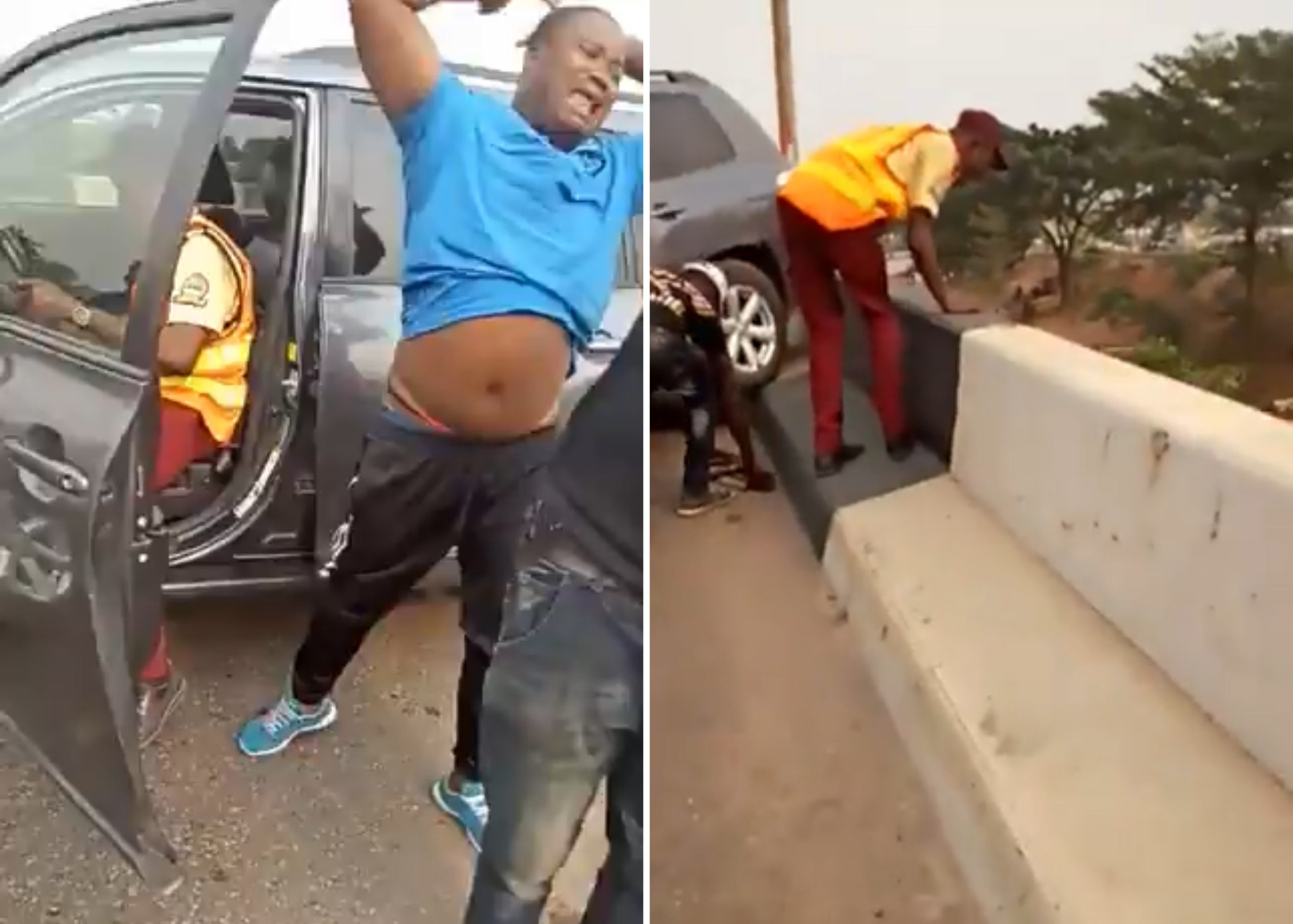 Policeman Knocked Off Bridge In Viral Video Alive, Healthy - Lagos Police