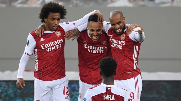 Arsenal 3-2 Benfica: Pierre-Emerick Aubameyang's Late Goal Keeps Gunners In Europa League