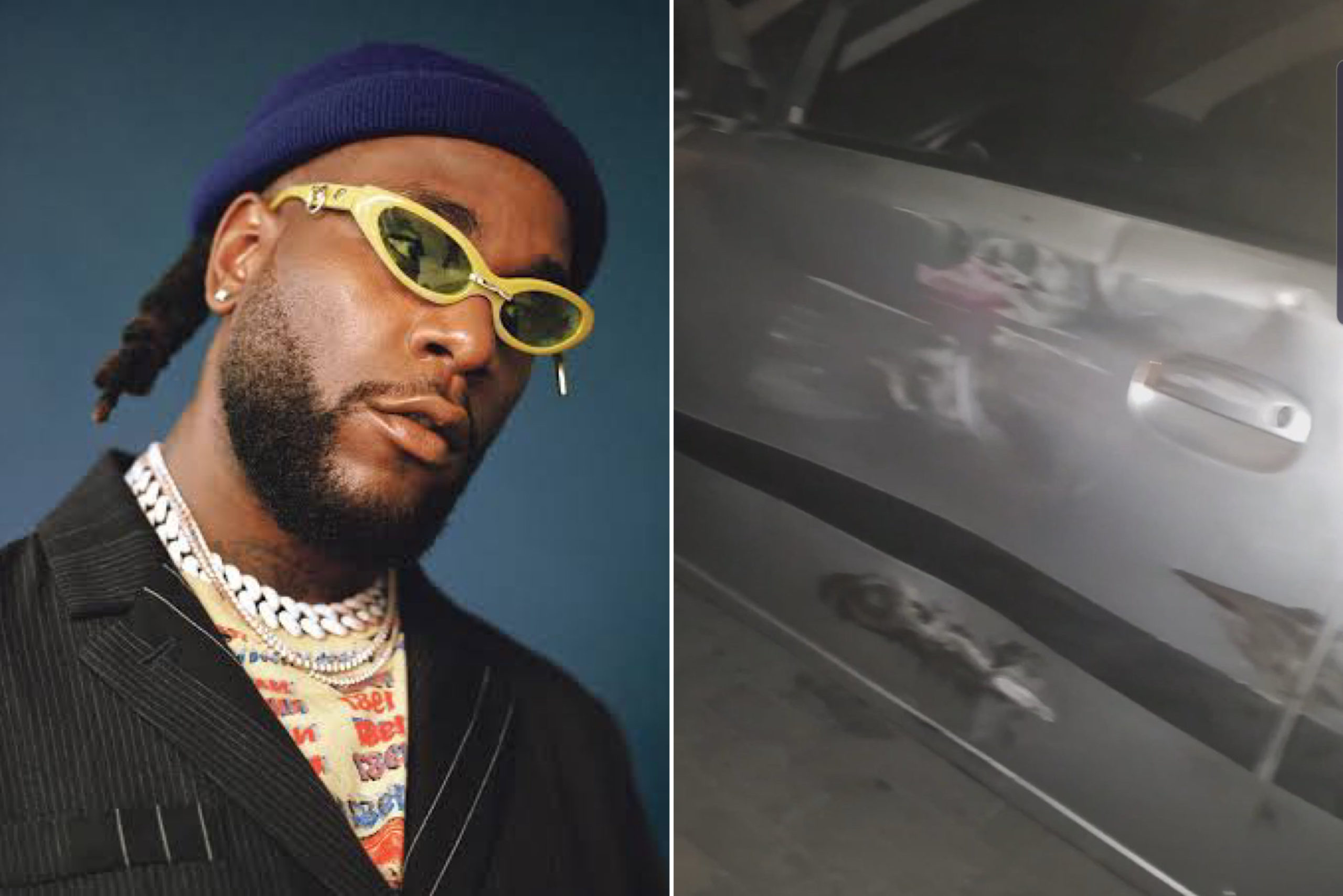 Burna Boy's Convoy Bashed My Car, Refused To Apologise - Lagos Motorist Alleges