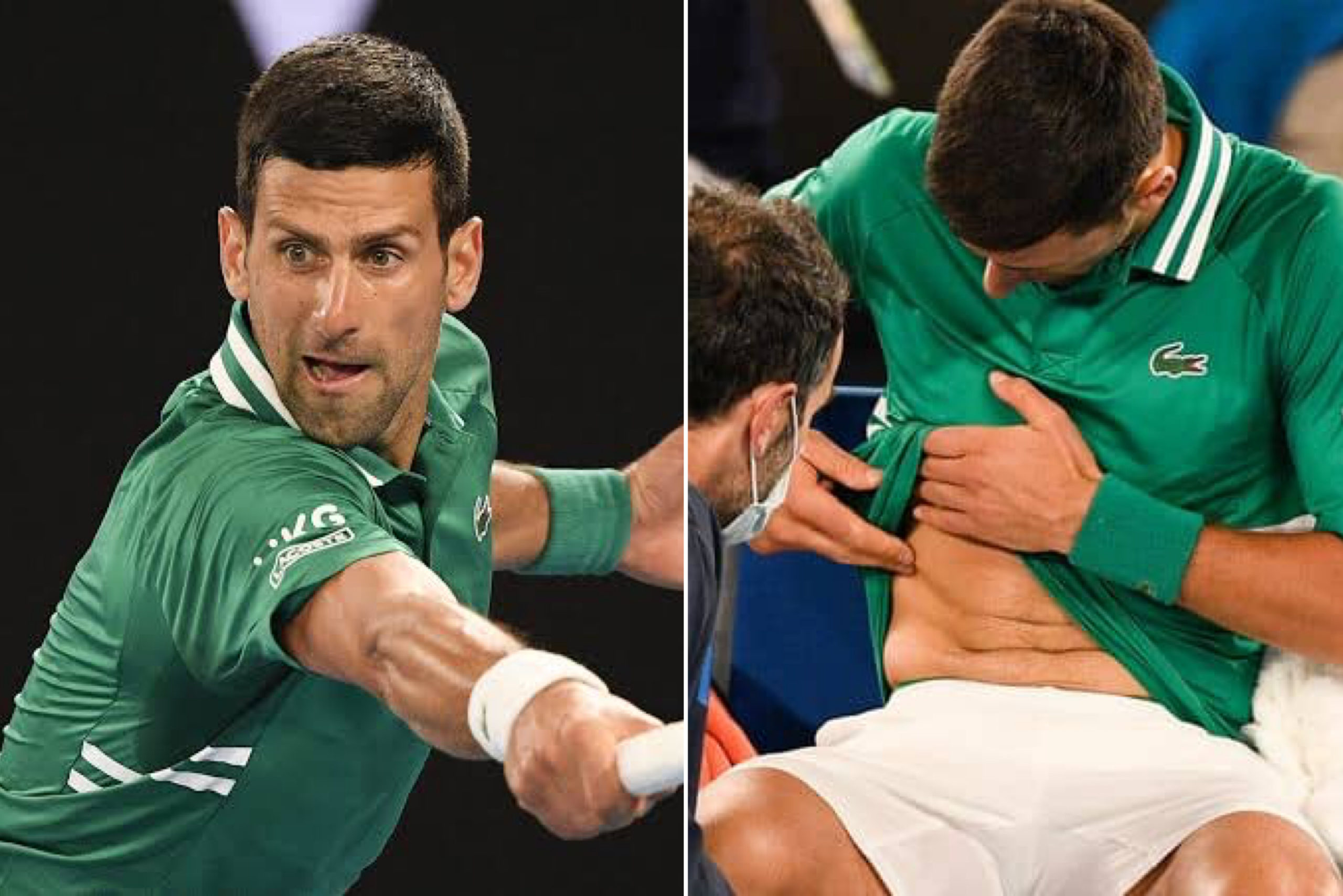Novak Djokovic Fears He May Withdraw From Australian Open As He Suffers Stomach Injury During Third-Round Victory