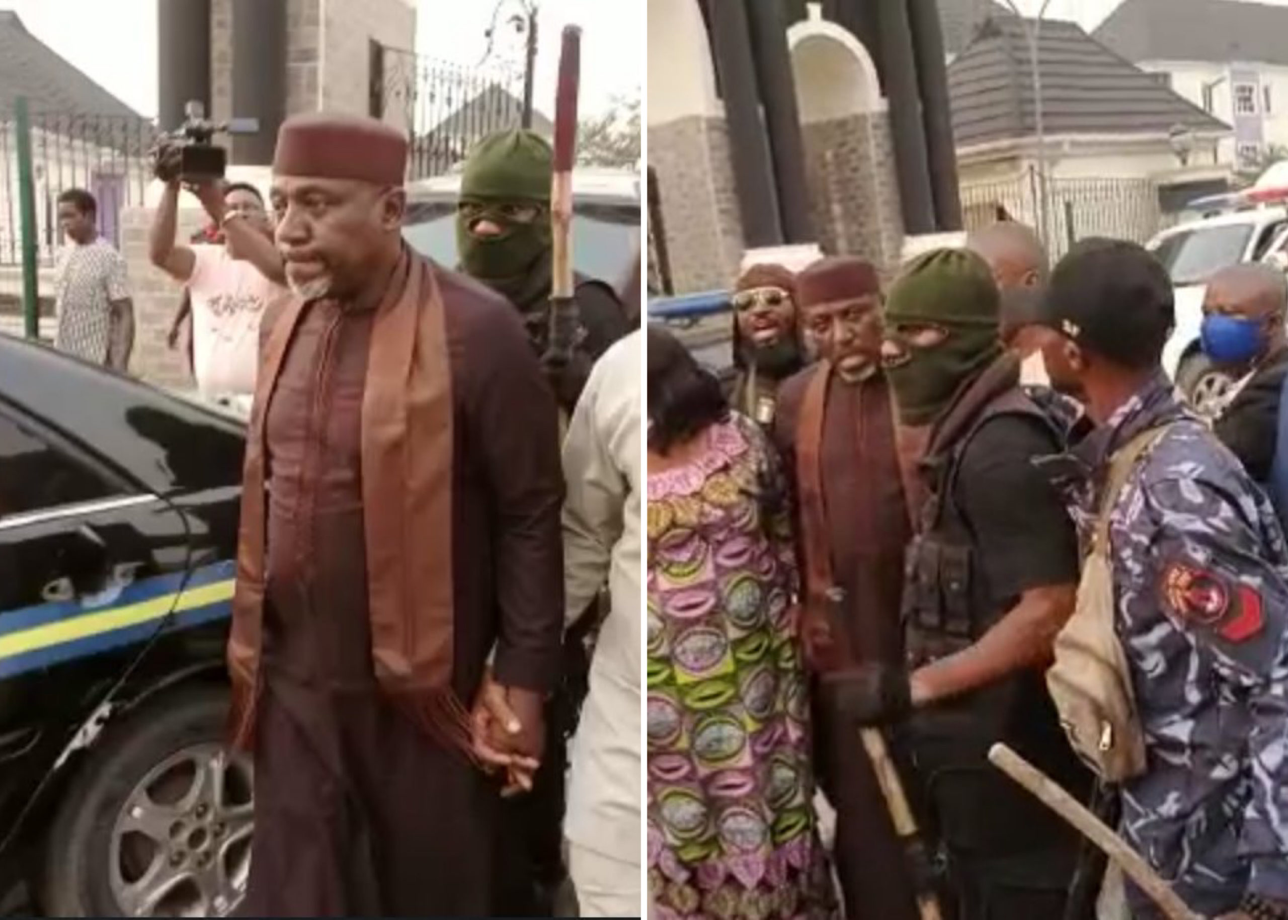 Sen Rochas Okorocha Arrested, Detained At Imo CID For Allegedly Unsealing Seized Property