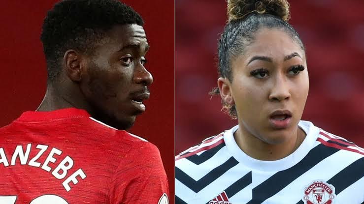 Manchester United’s duo, Axel Tuanzebe (l) and Lauren James (R) were subjected to online racist abuse.