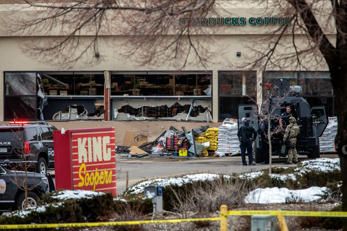 10 Killed In Mass Shooting At U.S. Grocery Store