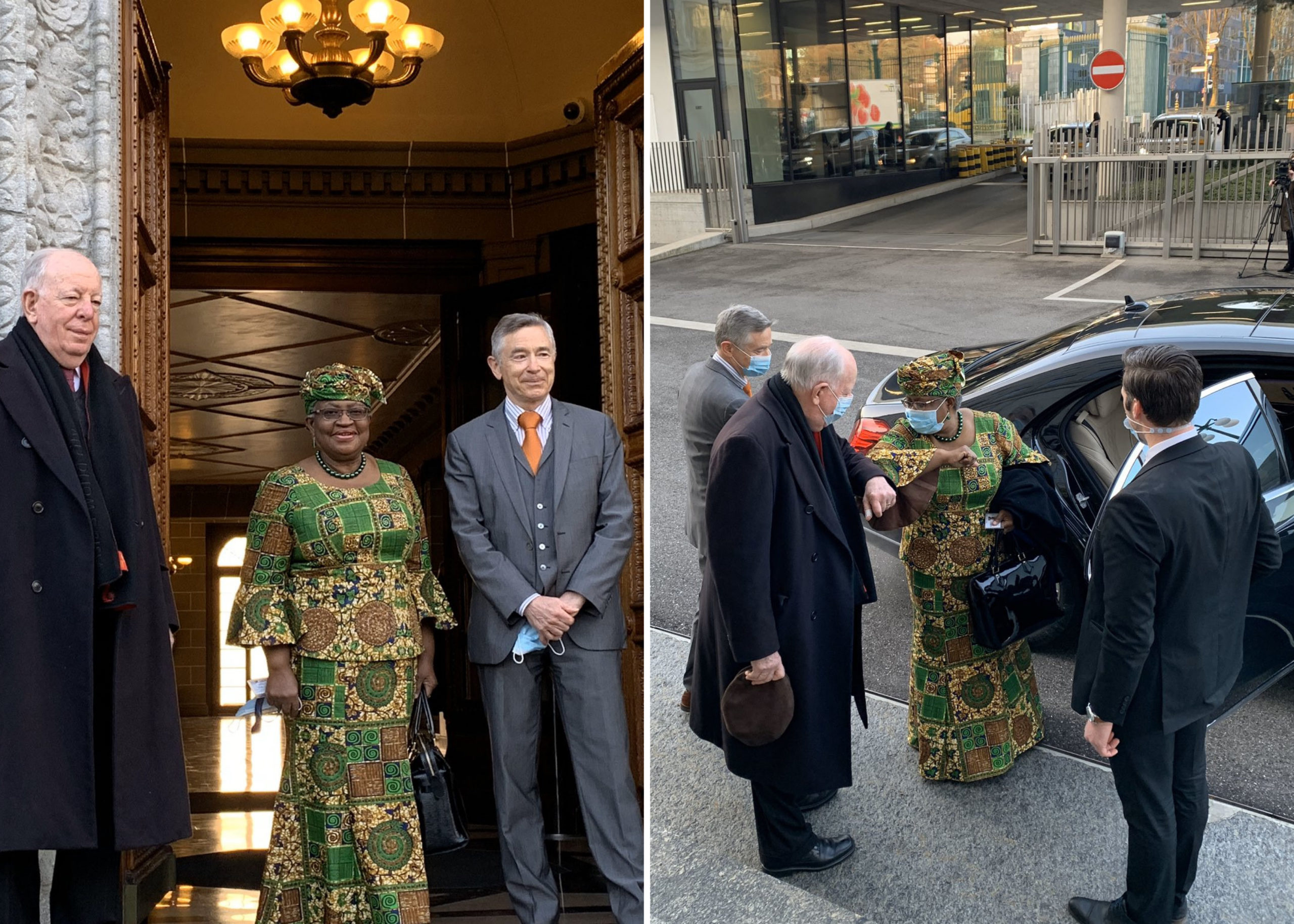 Ngozi Okonjo-Iweala Makes Statement With Beautiful Ankara Dress As She Resumes As WTO DG Today