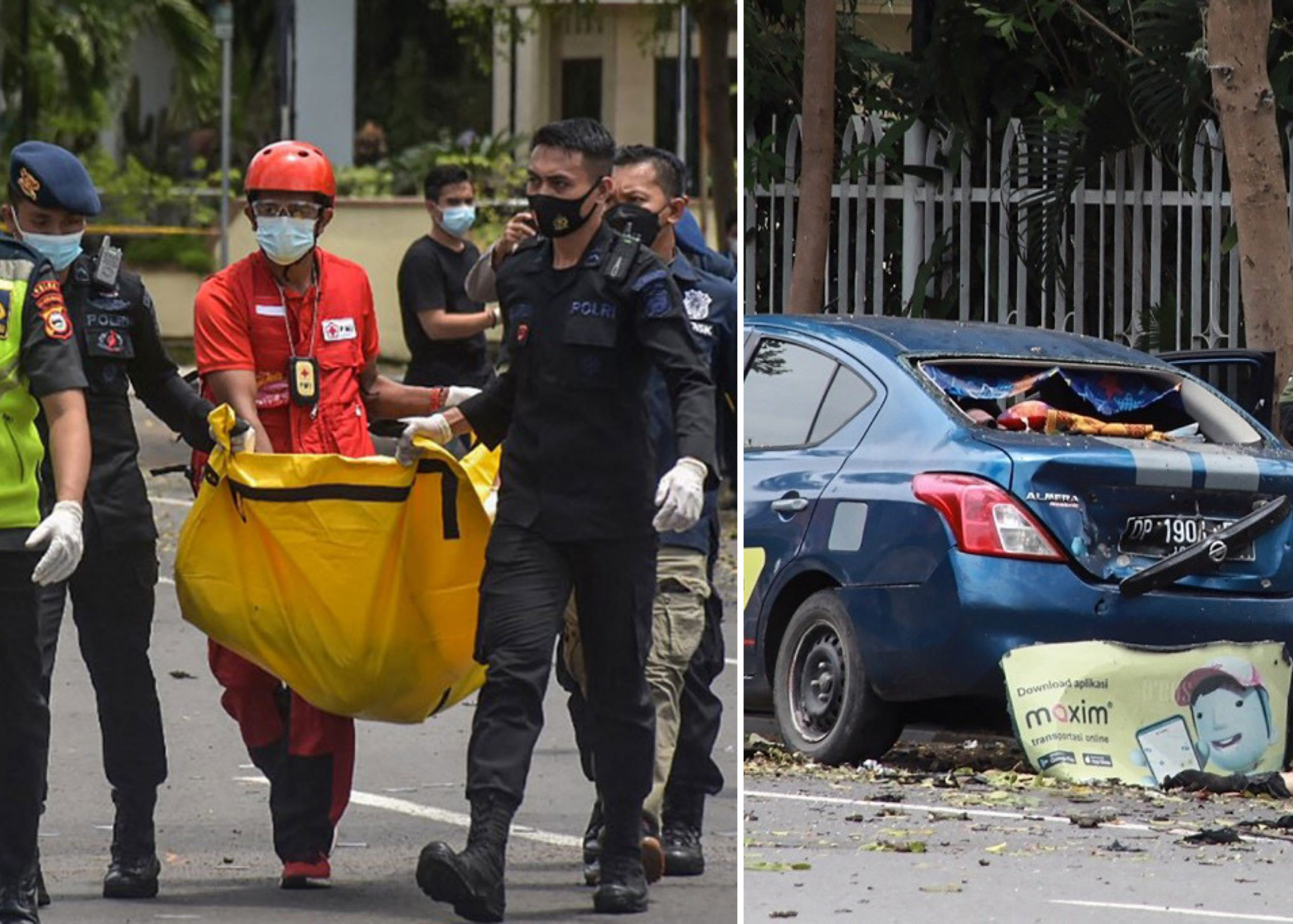 20 Worshippers Injured As Two Suicide Bombers Attack Indonesia Church On Palm Sunday