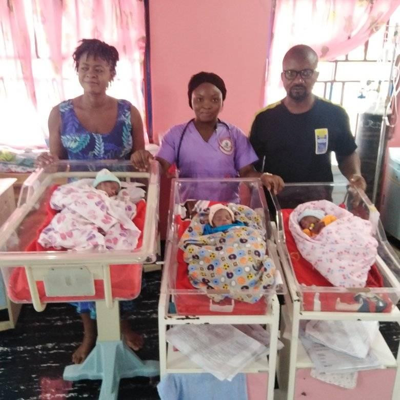 Woman Gives Birth To Triplets After 11 Years Of Marriage