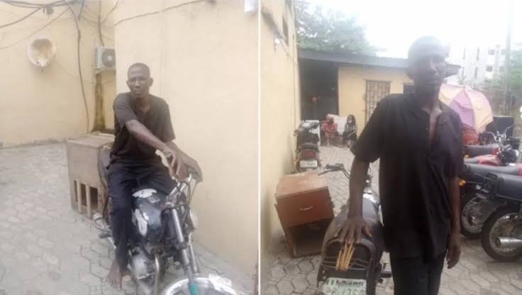 Man Arrested For Stealing Motorcycle From Police Station During #EndSARS Protest In Lagos