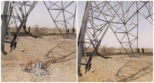 Blackout Looms In Maiduguri As Boko Haram Destroys Another Electricity Tower