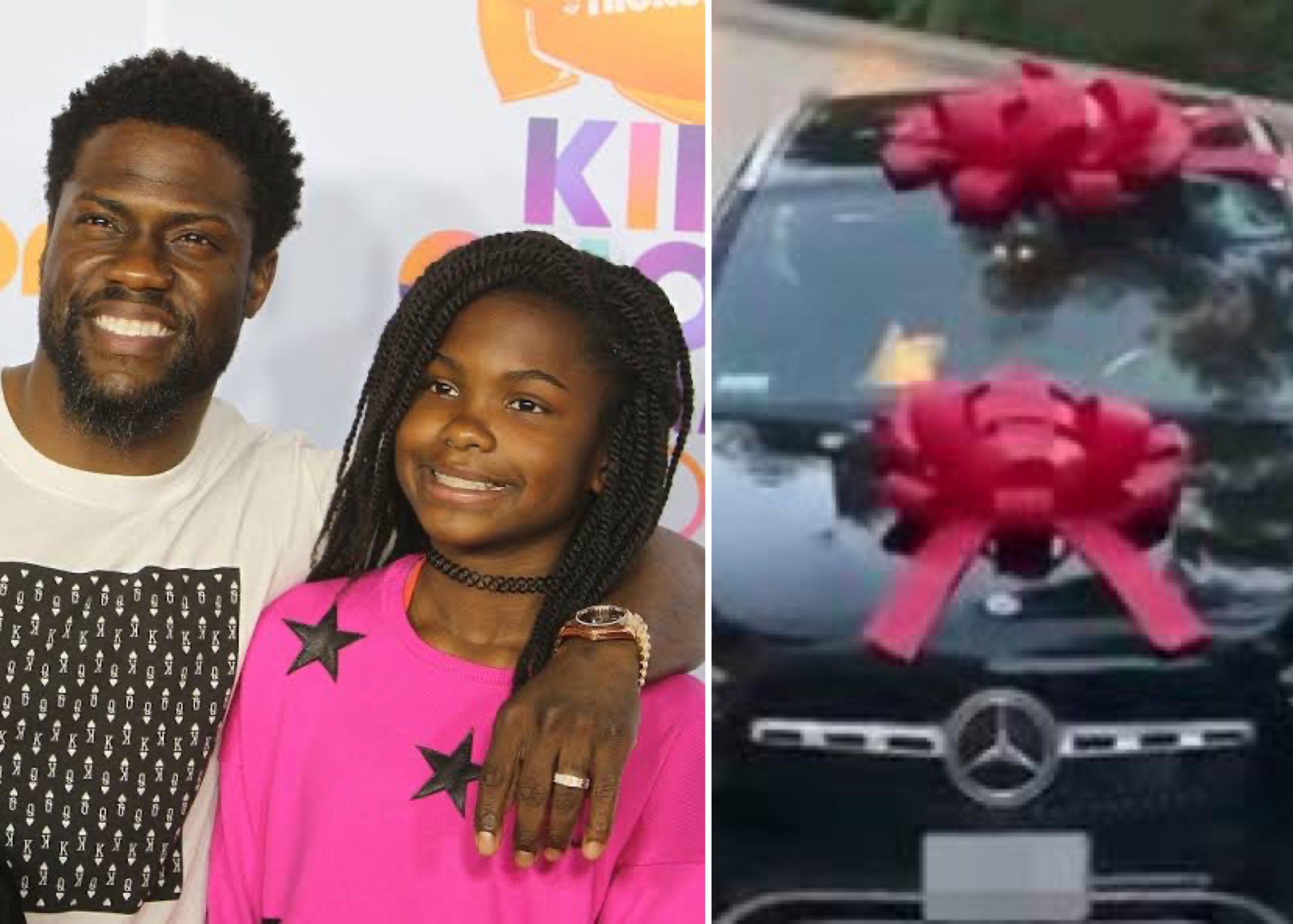 Kevin Hart Gifts Daughter, Heaven With $85K Mercedes SUV For Her 16th Birthday