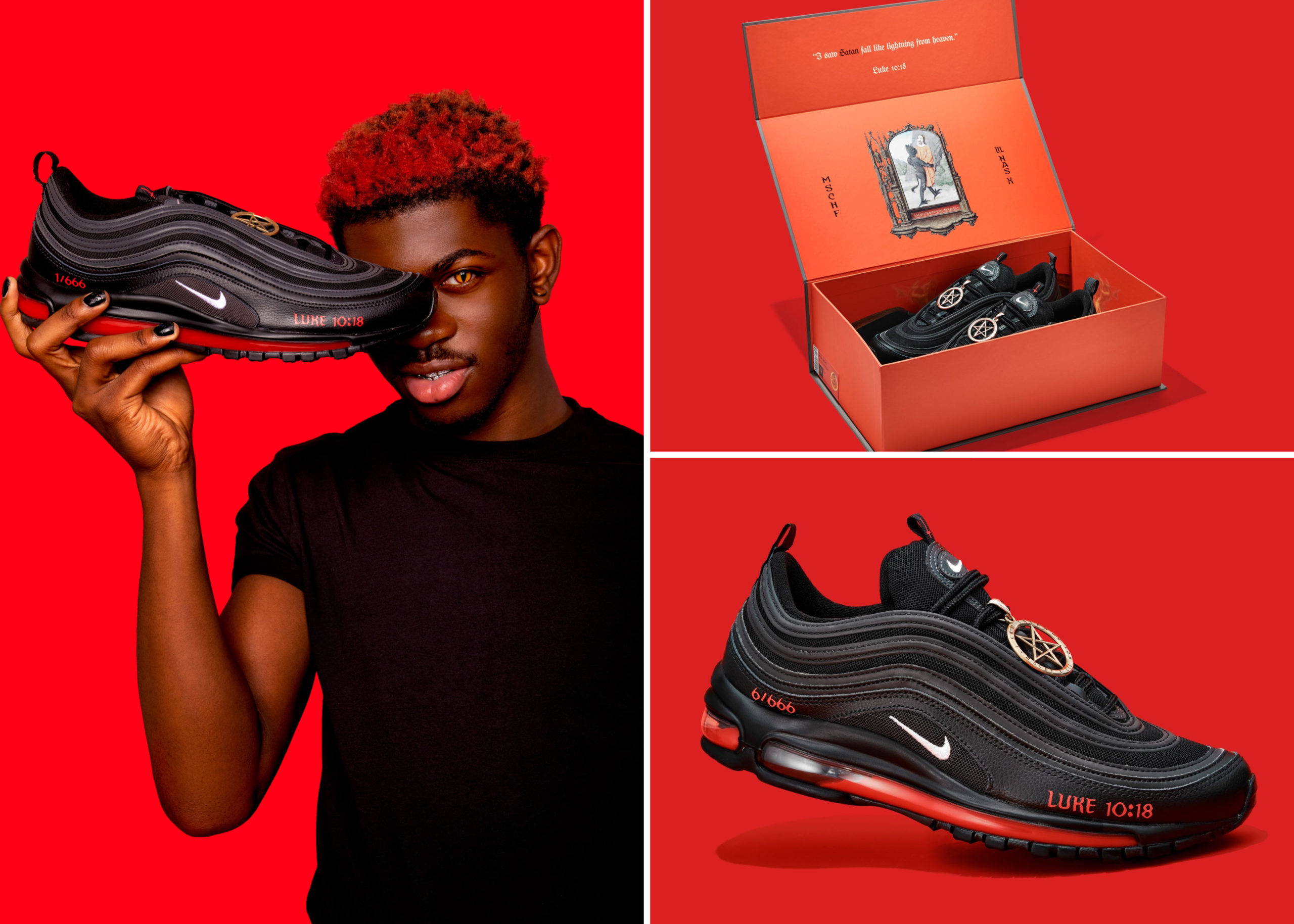 Lil Nas X Launches ‘Satan Shoes’ Containing Real Human Blood