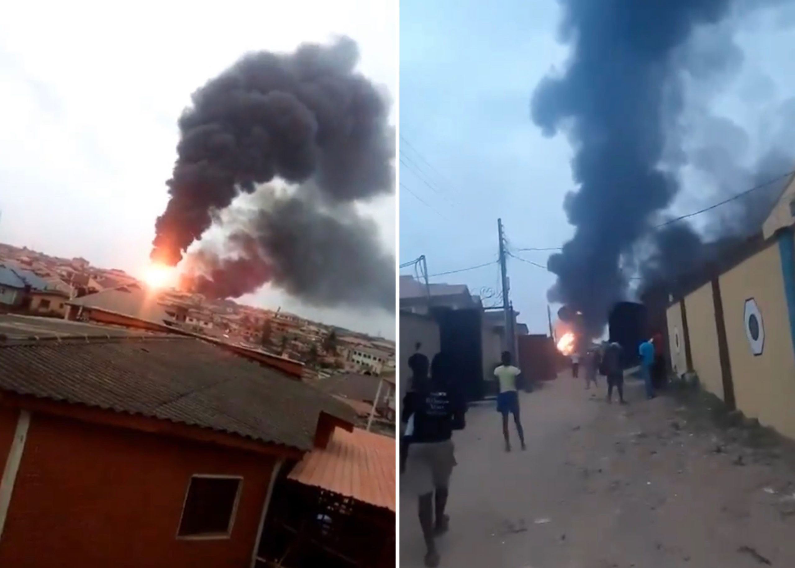 Petrol Tanker Explodes In Ogun Community