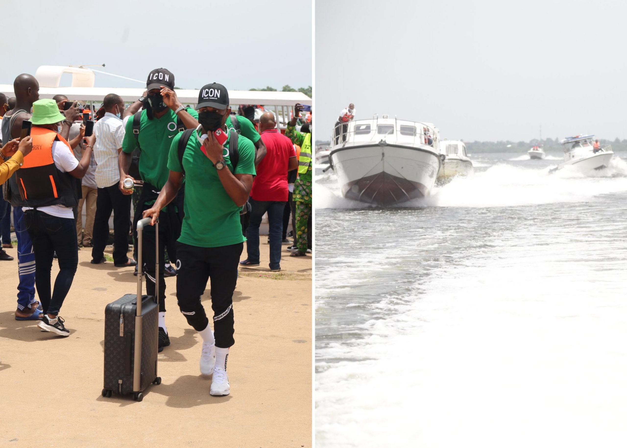 AFCON Qualifiers: Super Eagles Arrive Benin Republic By Boat