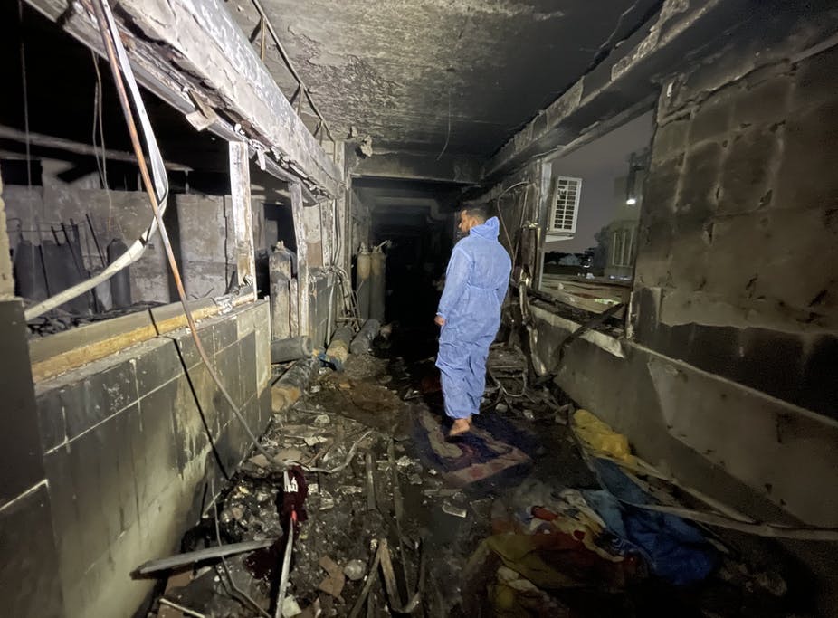 Fire Kills 82 At Iraqi COVID-19 Hospital, Health Minister Suspended