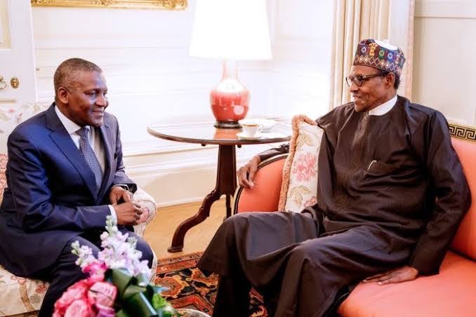 Buhari Celebrates Dangote On 64th Birthday, Says He’s A Key Partner In COVID-19 Fight