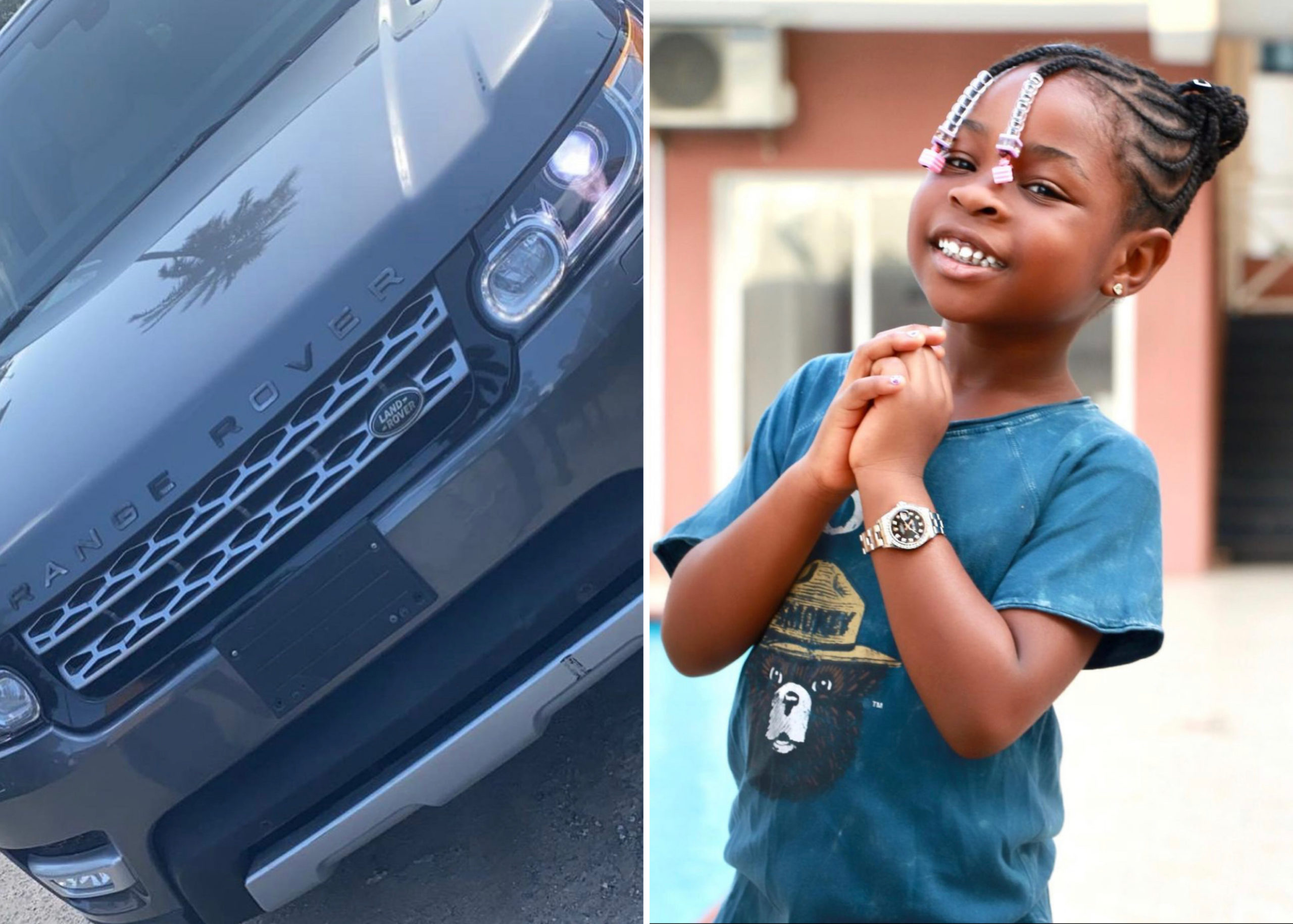 Davido Gifts Daughter, Imade Range Rover As Early 6th Birthday Gift